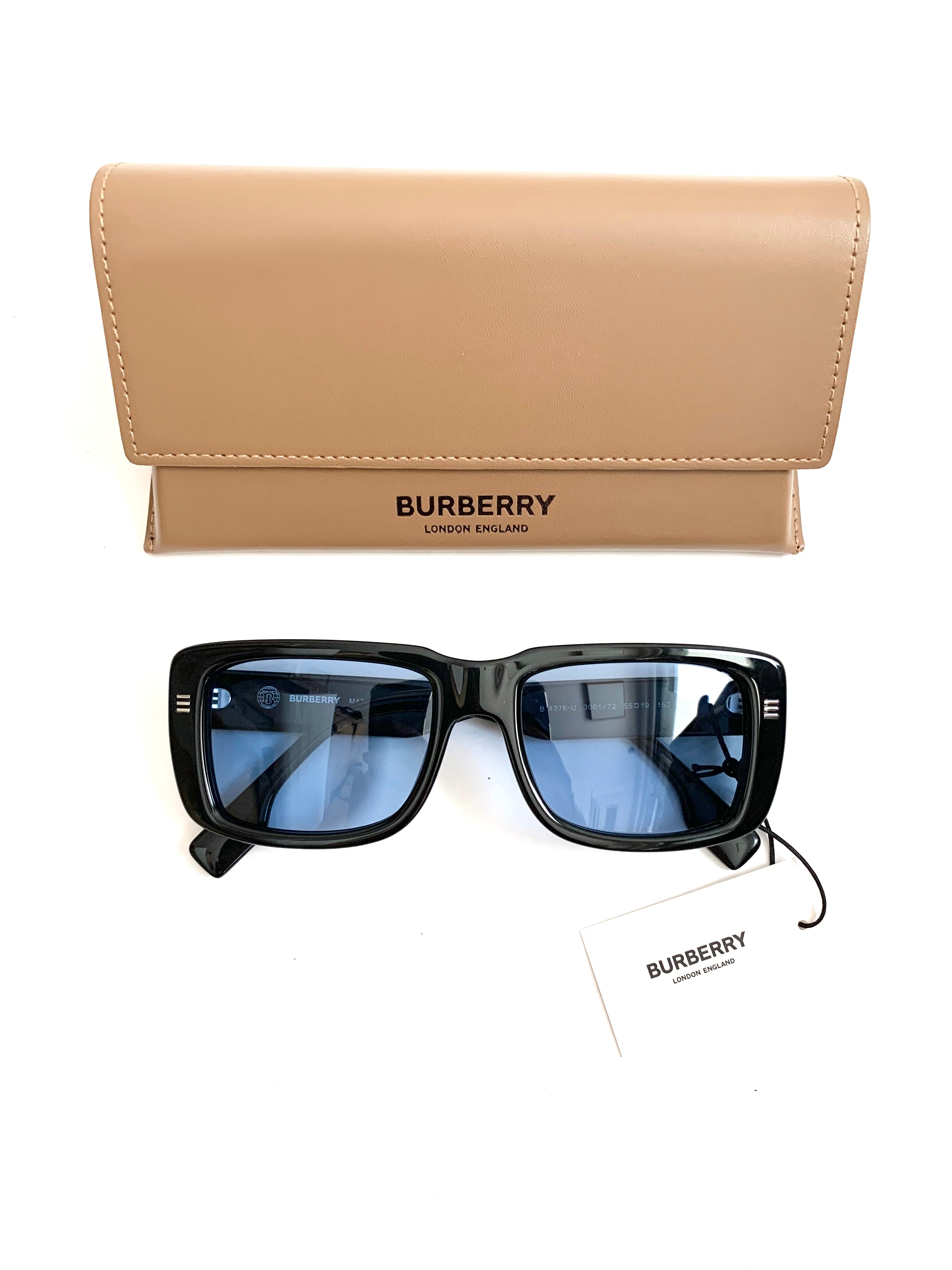 【 BURBERRY 】Blue Lens Sunglasses
