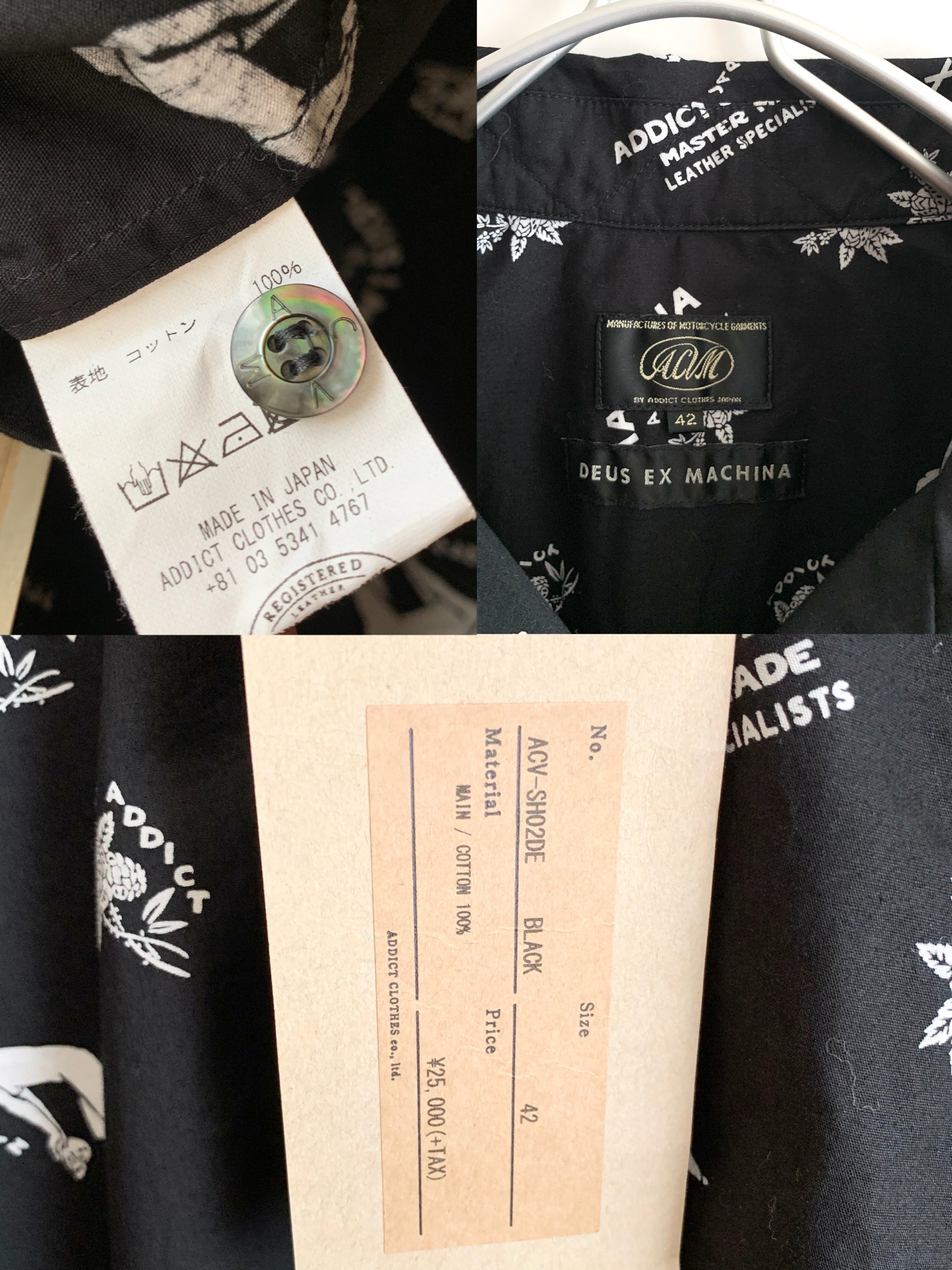 【 DEUS EX MACHINA × ADDICT CLOTHES 】Open collar shirt