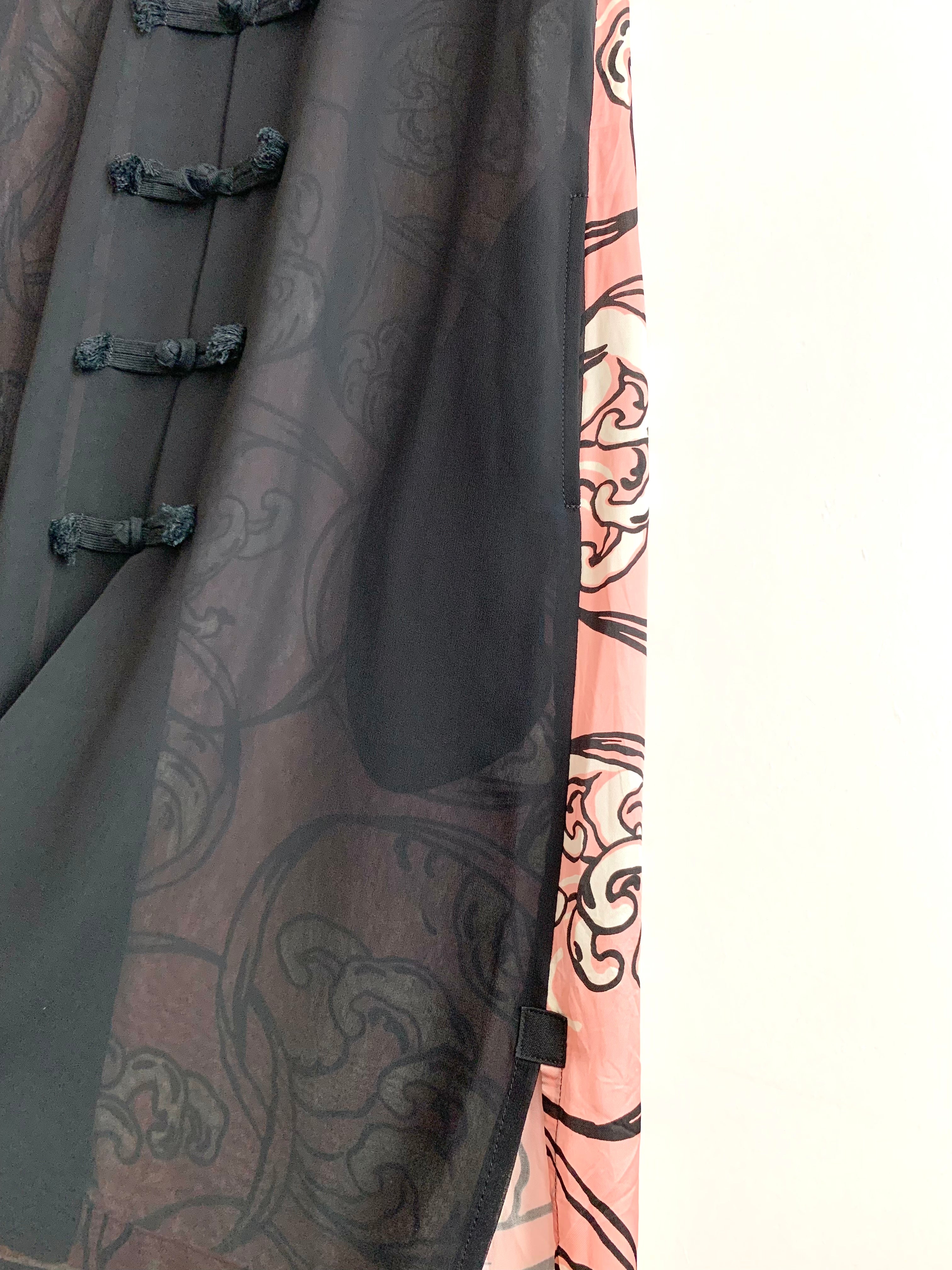 【 tricot COMME des GARÇONS 】Docking china Long Shirts