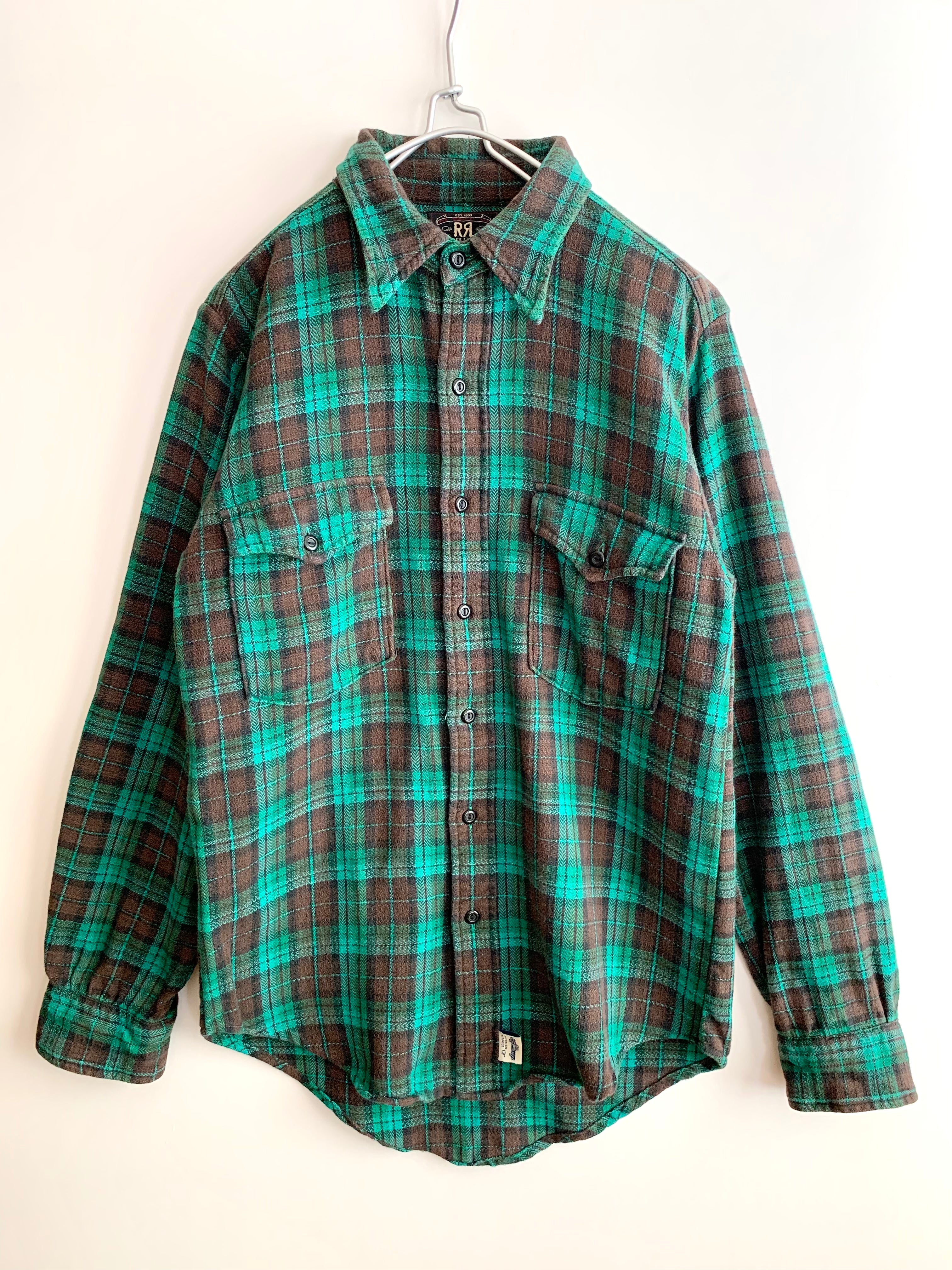 【 90s RRL Polo by Ralph Lauren 】Vintage Style Flannel Shirt