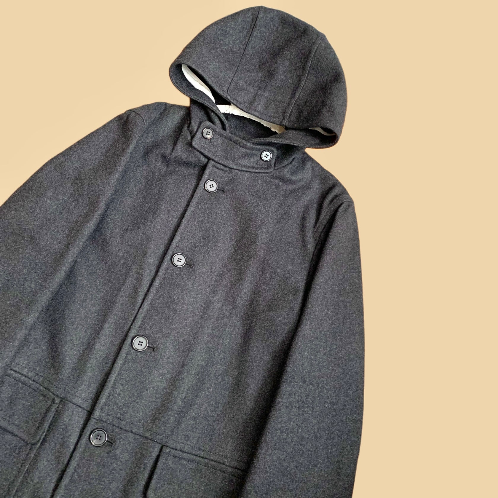 【 13AW MARNI 】Melton Hoodie Coat
