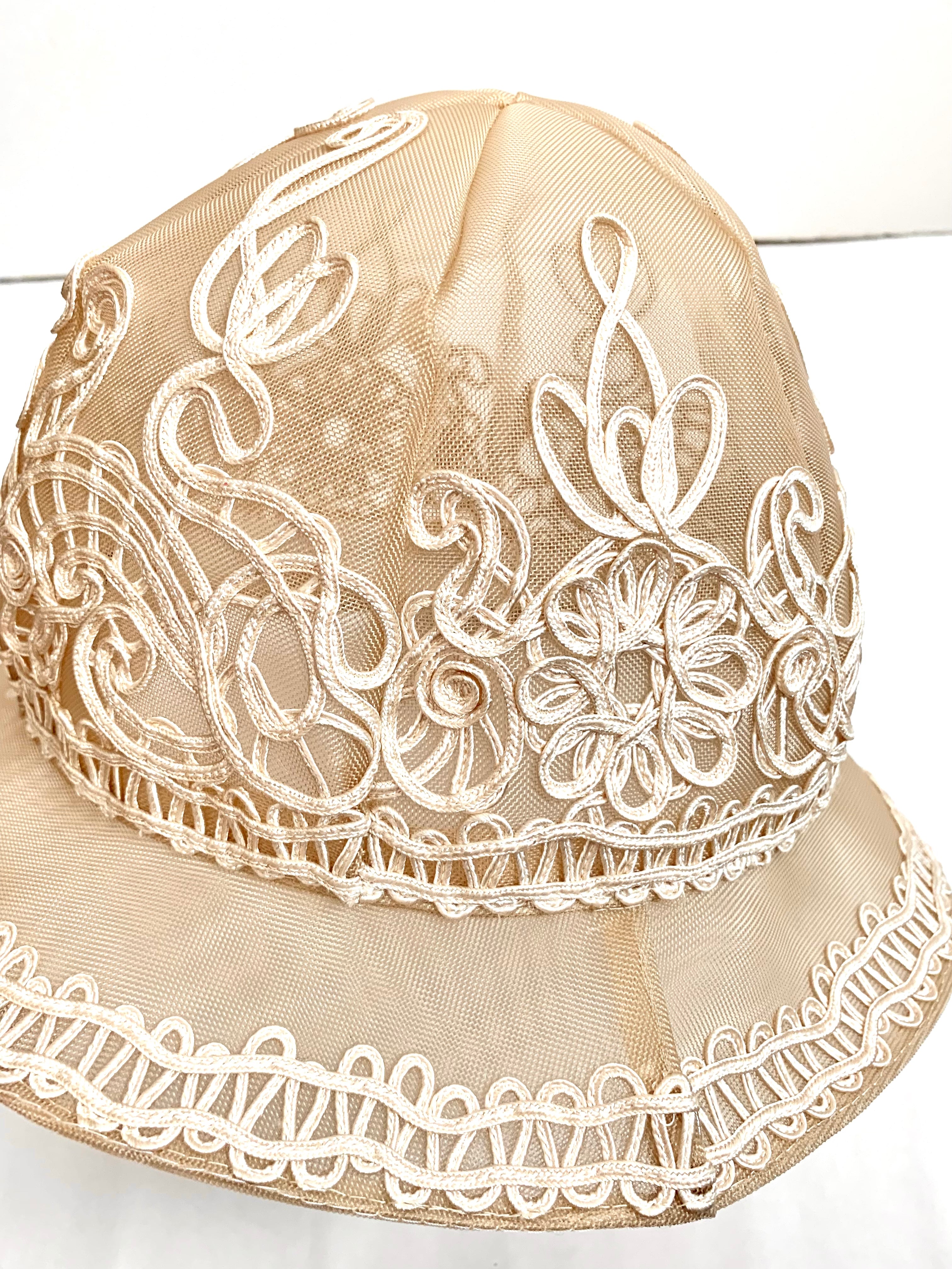 【 80s GIORGIO ARMANI 】 Lace Hat