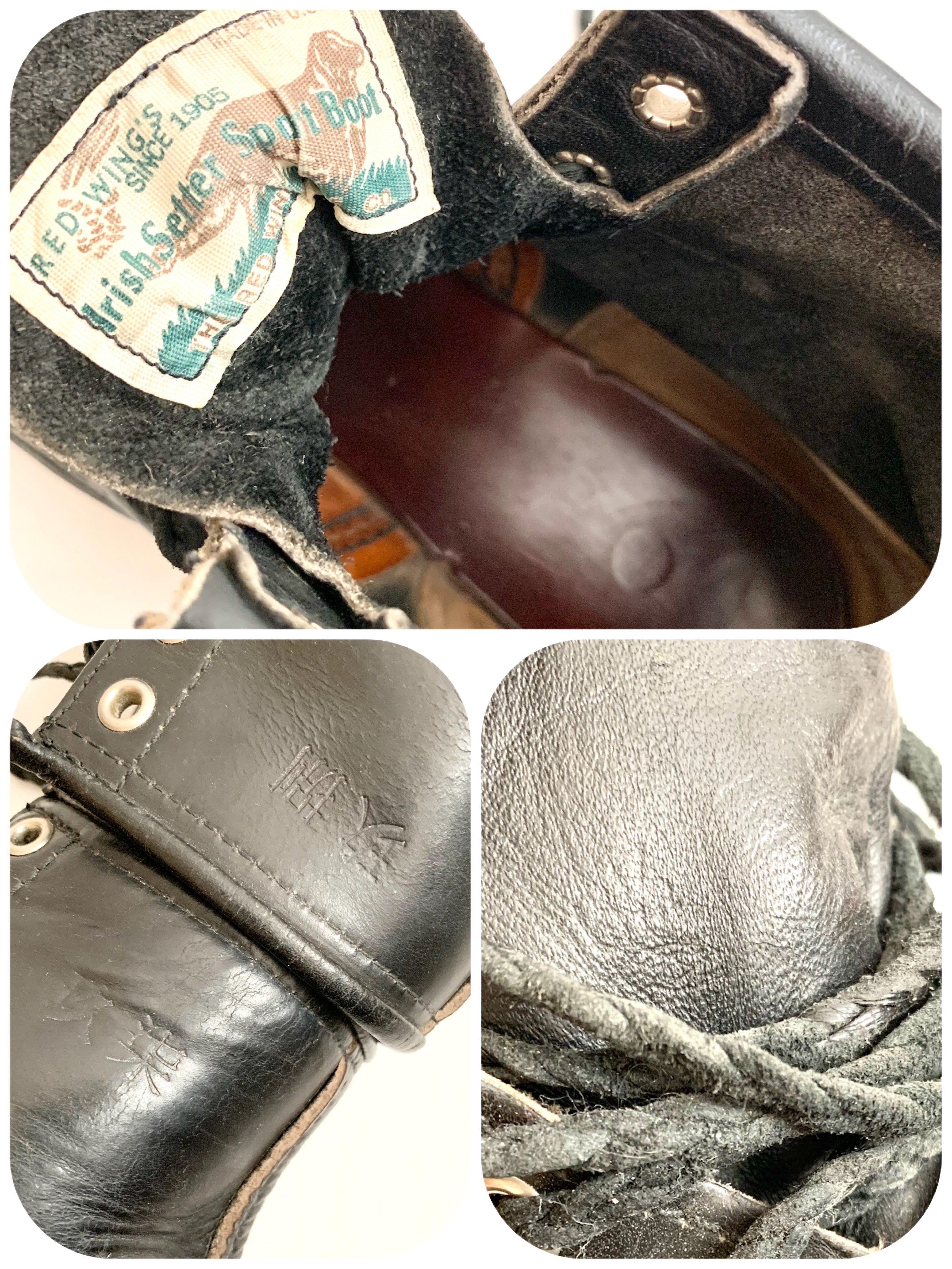 【 90s RED WING 】Hong Kong Model Custom Shoe lace Irish Setter