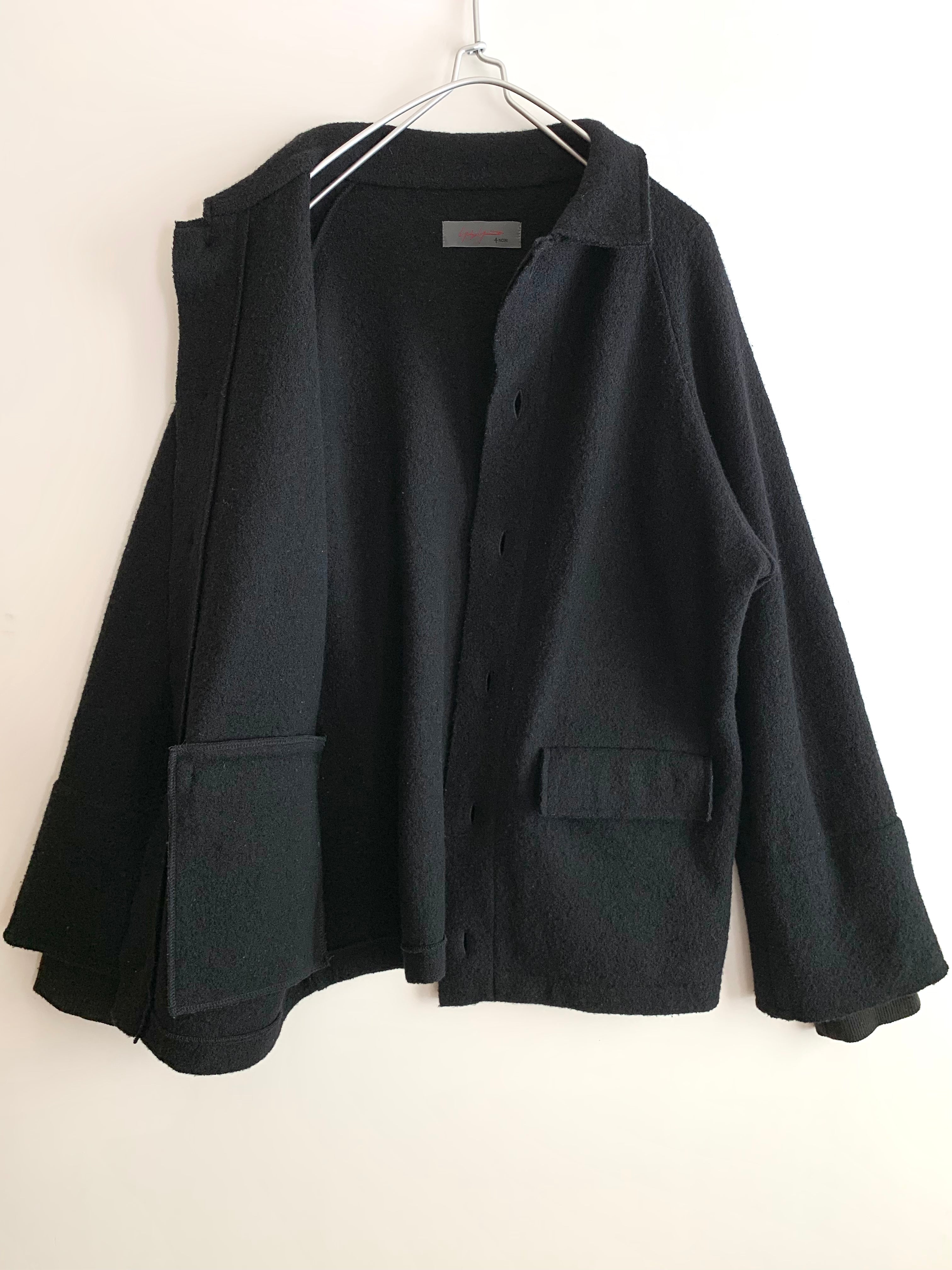 【 Yohji Yamamoto +Noir 】Wool Design Jacket
