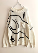 画像をギャラリービューアに読み込む, 【 Saby 】
INTARSIA C/N KNIT                                                              Hand Drowing By Tsuchida Ayumi
