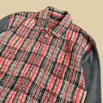 画像をギャラリービューアに読み込む, 【 COMME des GARÇONS HOMME 】Check pattern switching Knit Jacket
