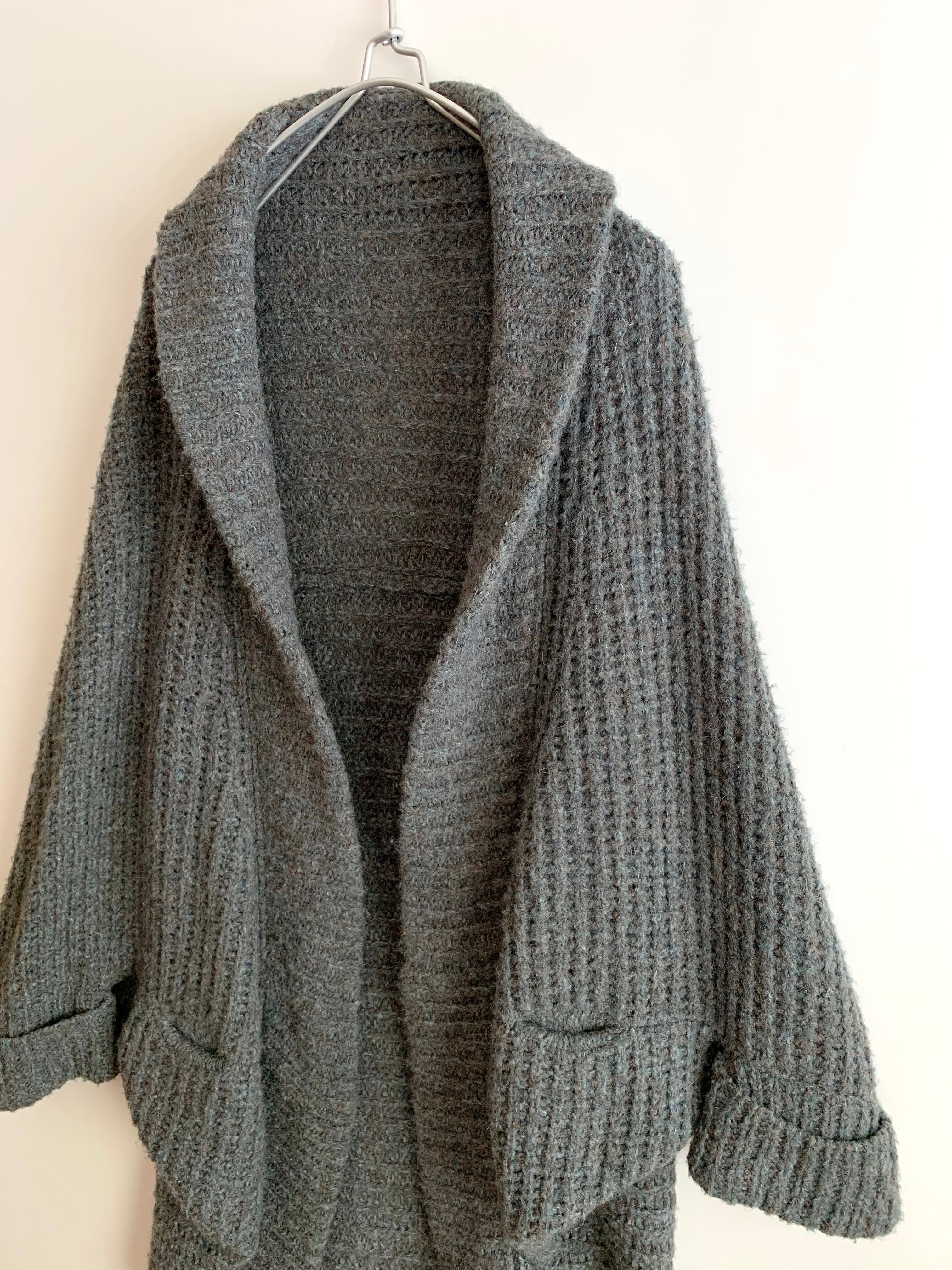 【 Y's Yohji Yamamoto 】Big Knit cardigan