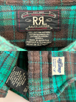 画像をギャラリービューアに読み込む, 【 90s RRL Polo by Ralph Lauren 】Vintage Style Flannel Shirt
