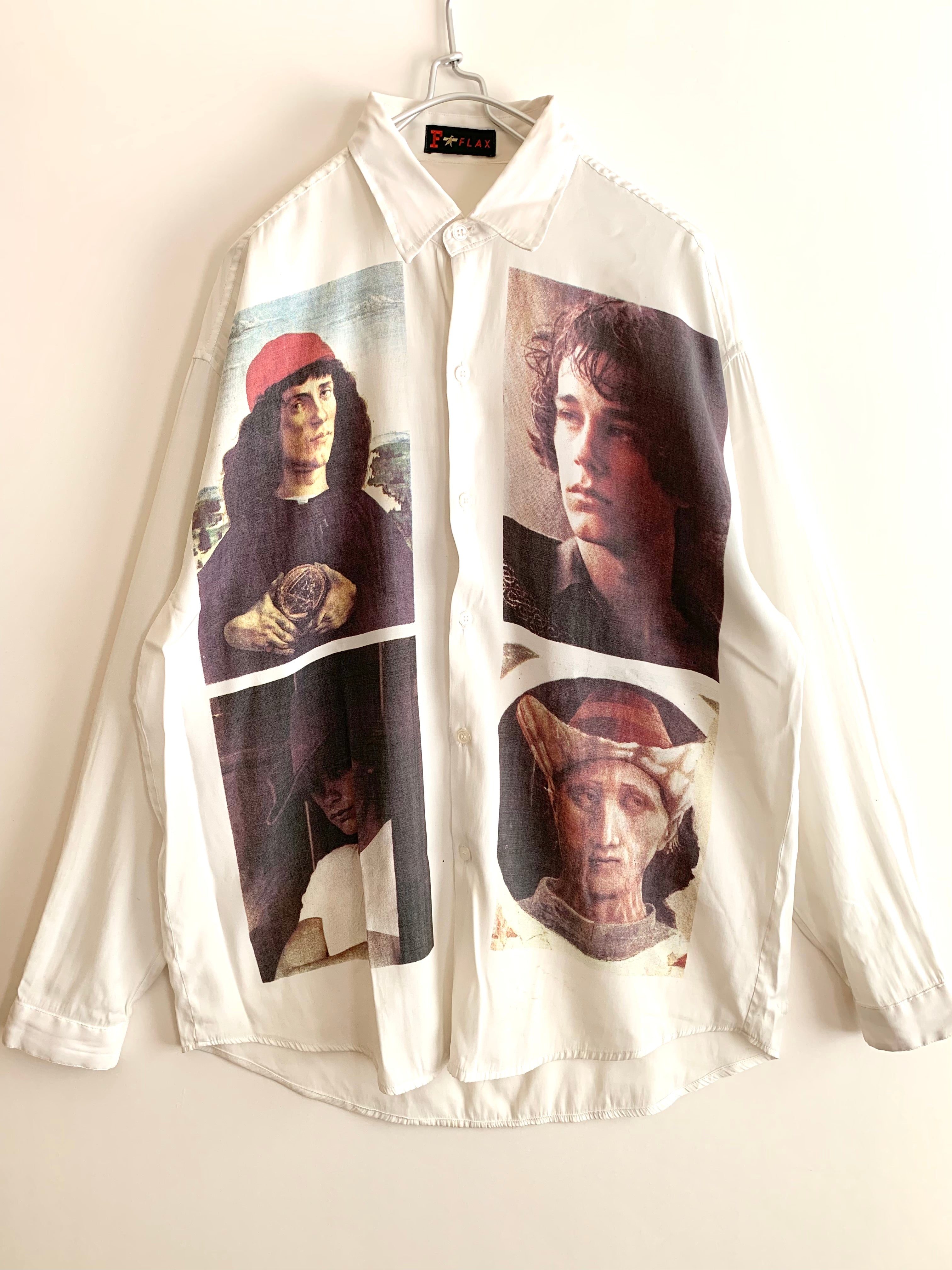 【 90s Vintge 】Photo Print Long sleeve Shirts