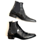 画像をギャラリービューアに読み込む, 【 PRADA 】Mini Logo Side Gore Boots
