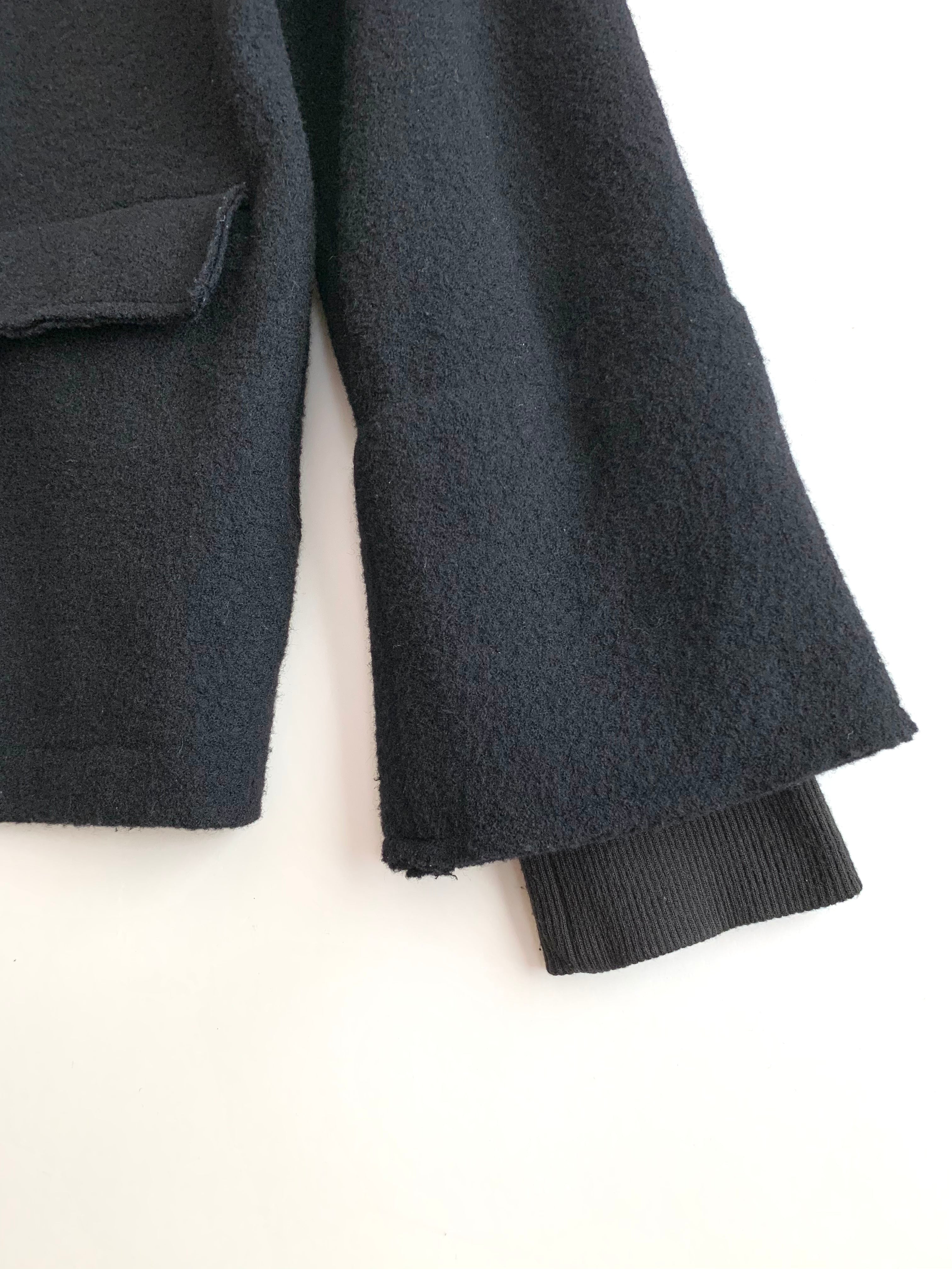 【 Yohji Yamamoto +Noir 】Wool Design Jacket