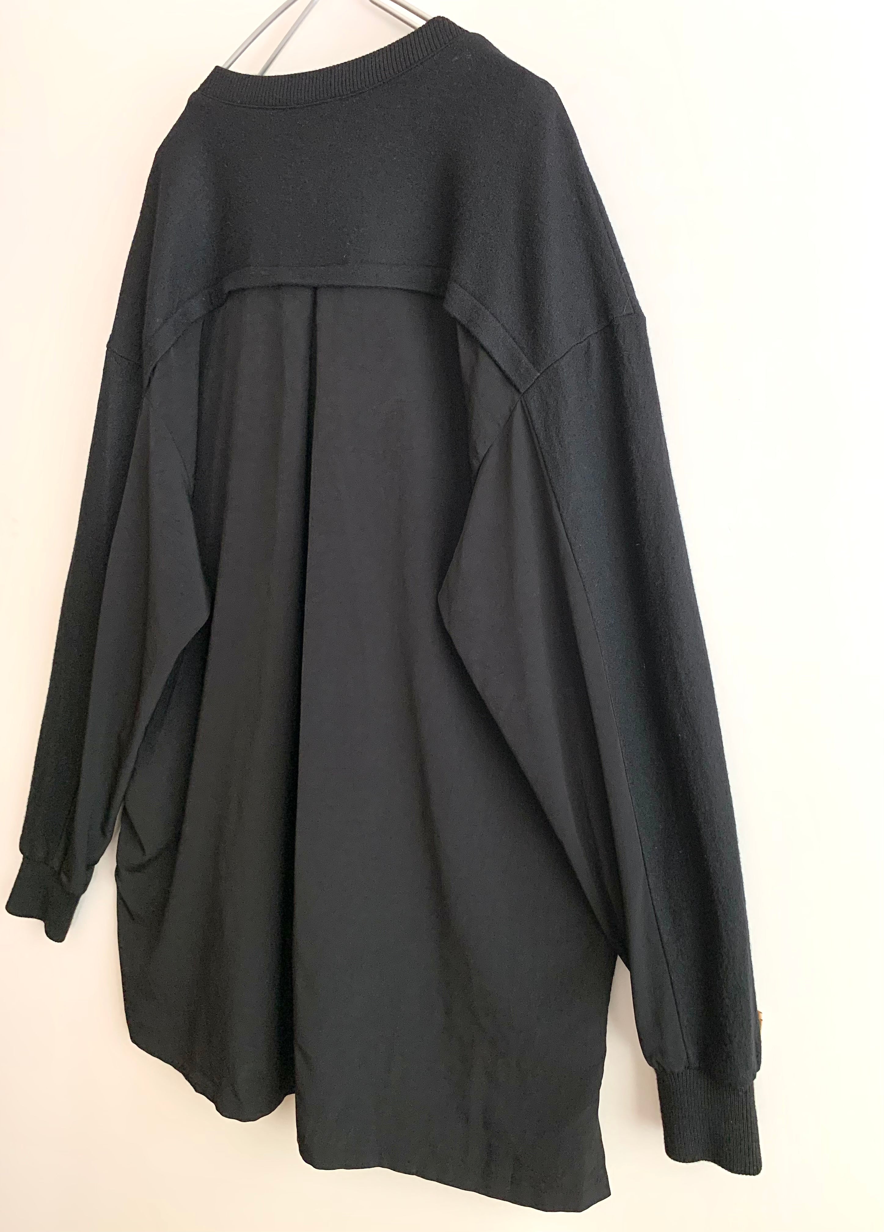 【 Y's Yohji Yamamoto 】Big Docking Wool Tops