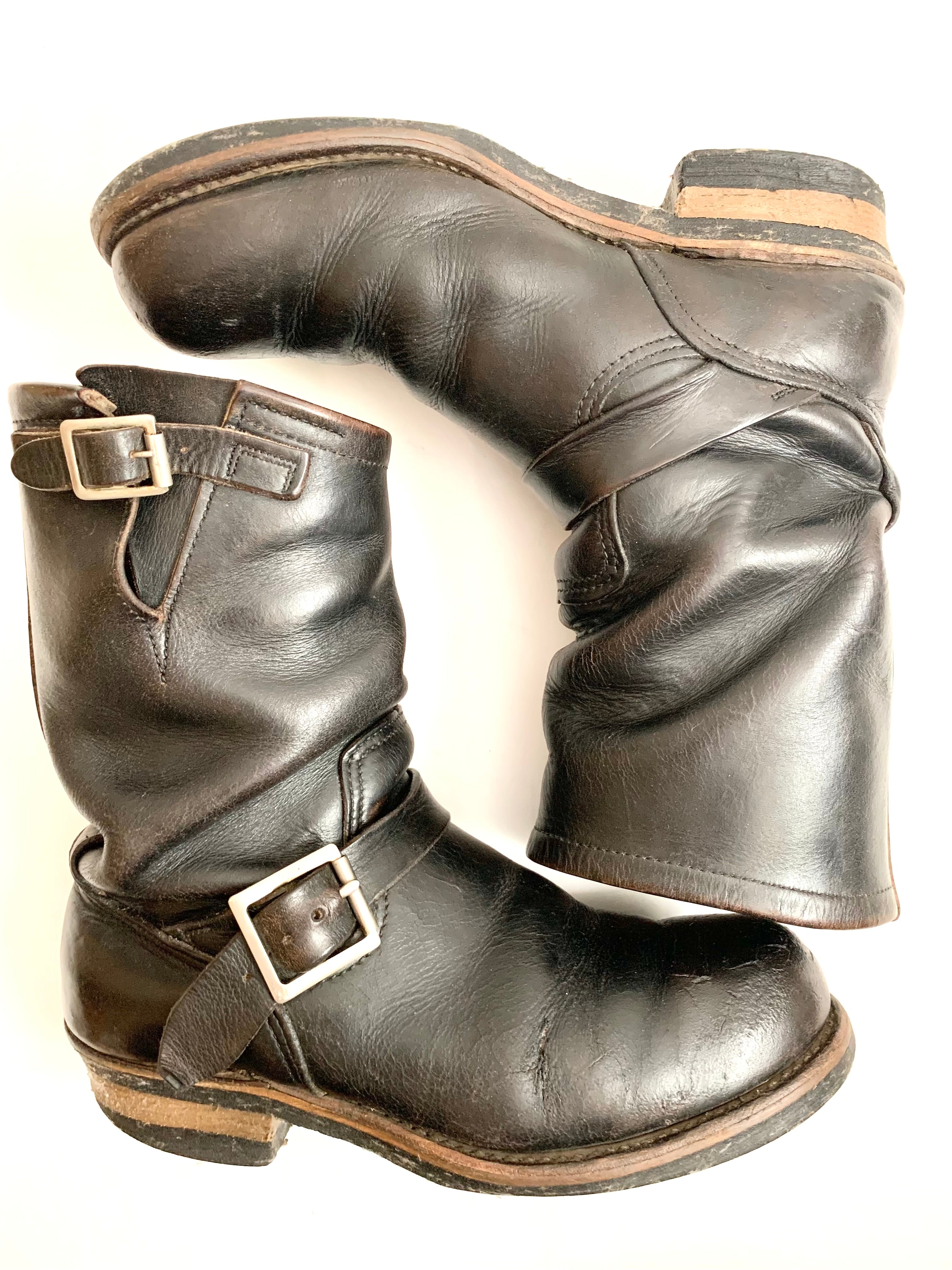 【 80s RED WING 】PT83 Brown core Engineer Boots