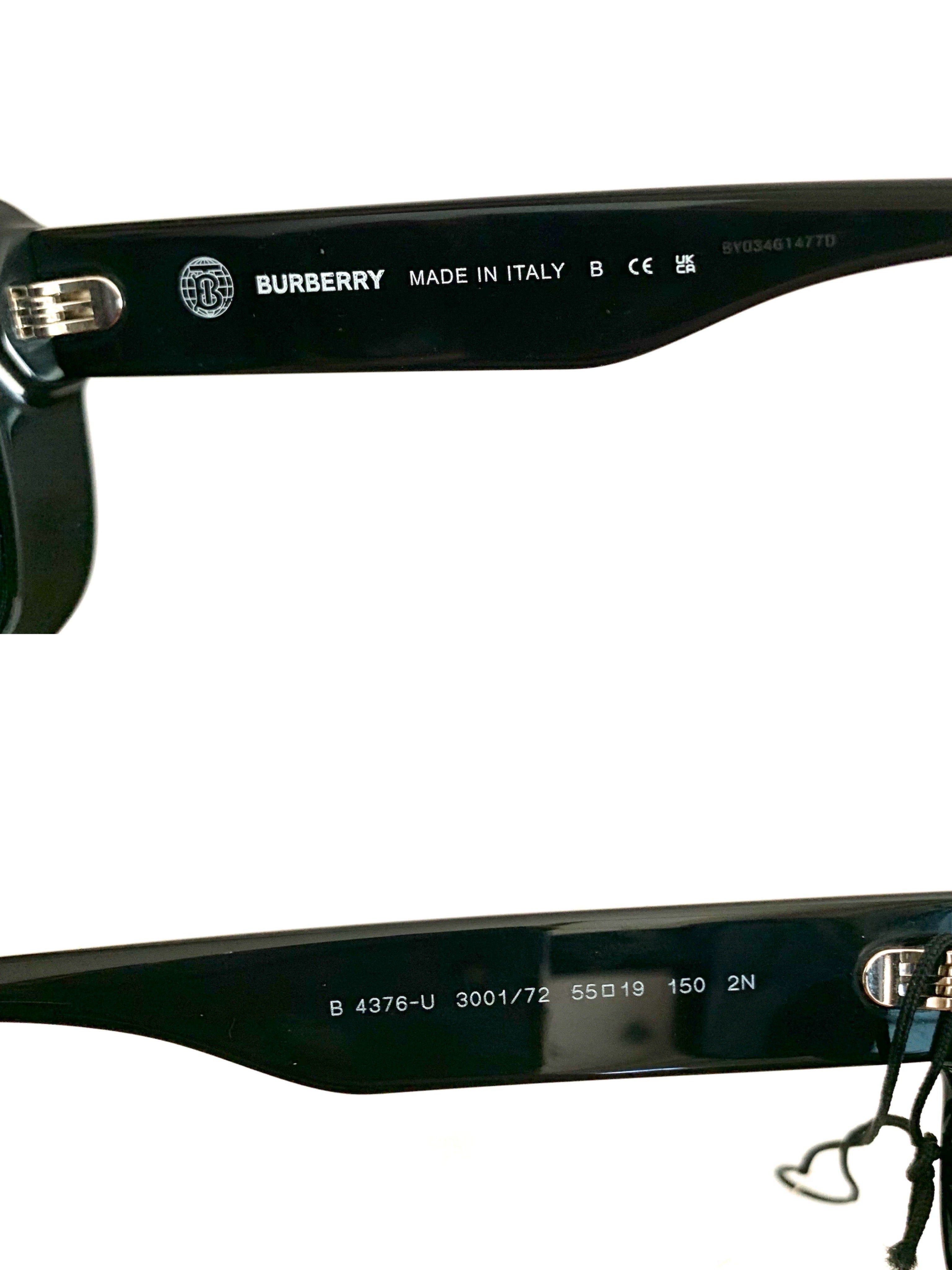 【 BURBERRY 】Blue Lens Sunglasses