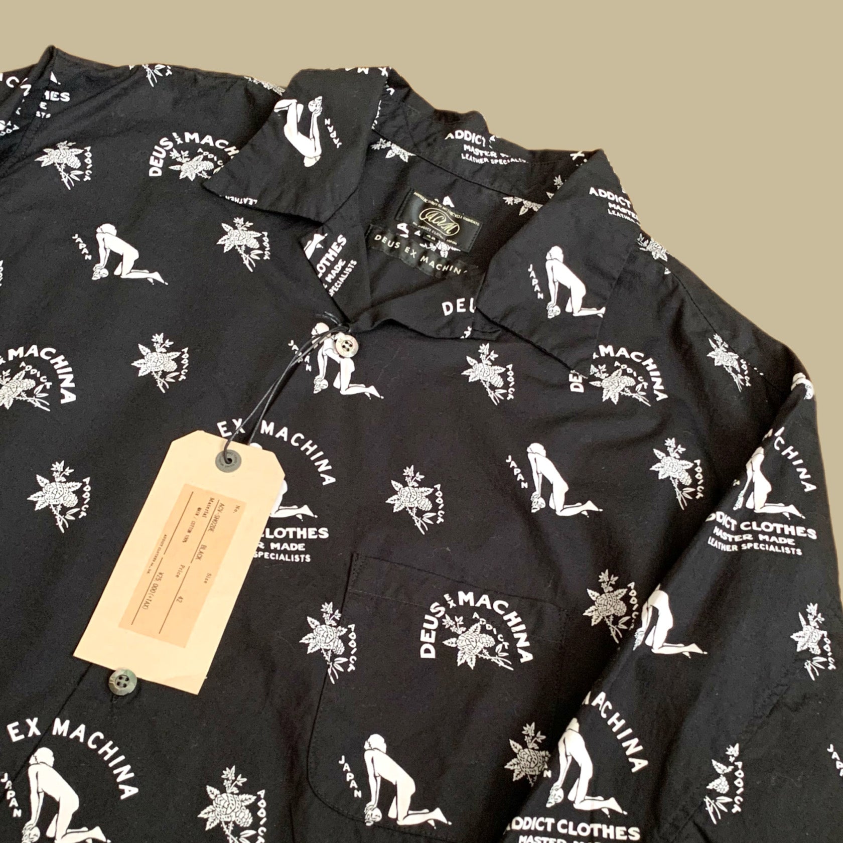 【 DEUS EX MACHINA × ADDICT CLOTHES 】Open collar shirt