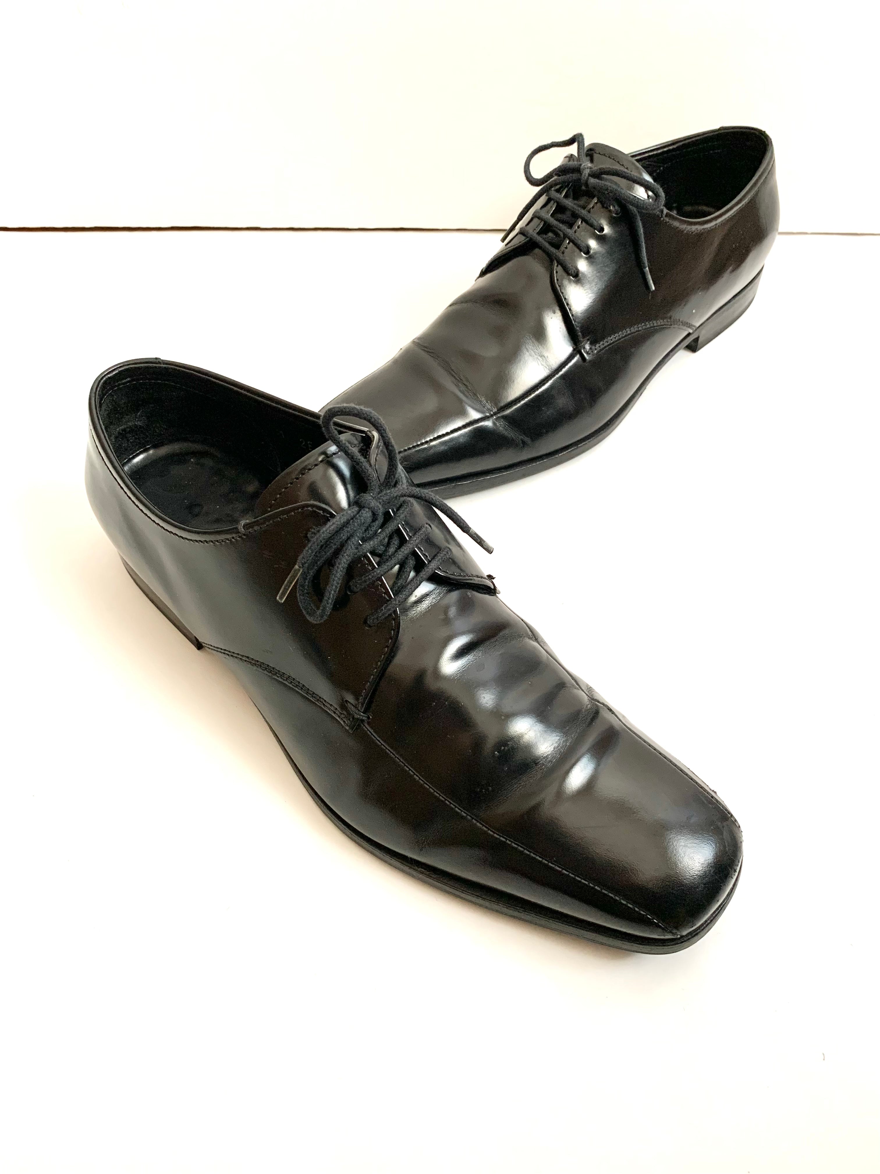 【 PRADA 】Square toe Dress Shoese