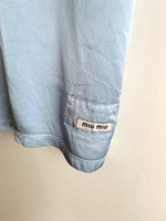 画像をギャラリービューアに読み込む, 【 MIU MIU 】Schoul Design No-sleeve T-shirts
