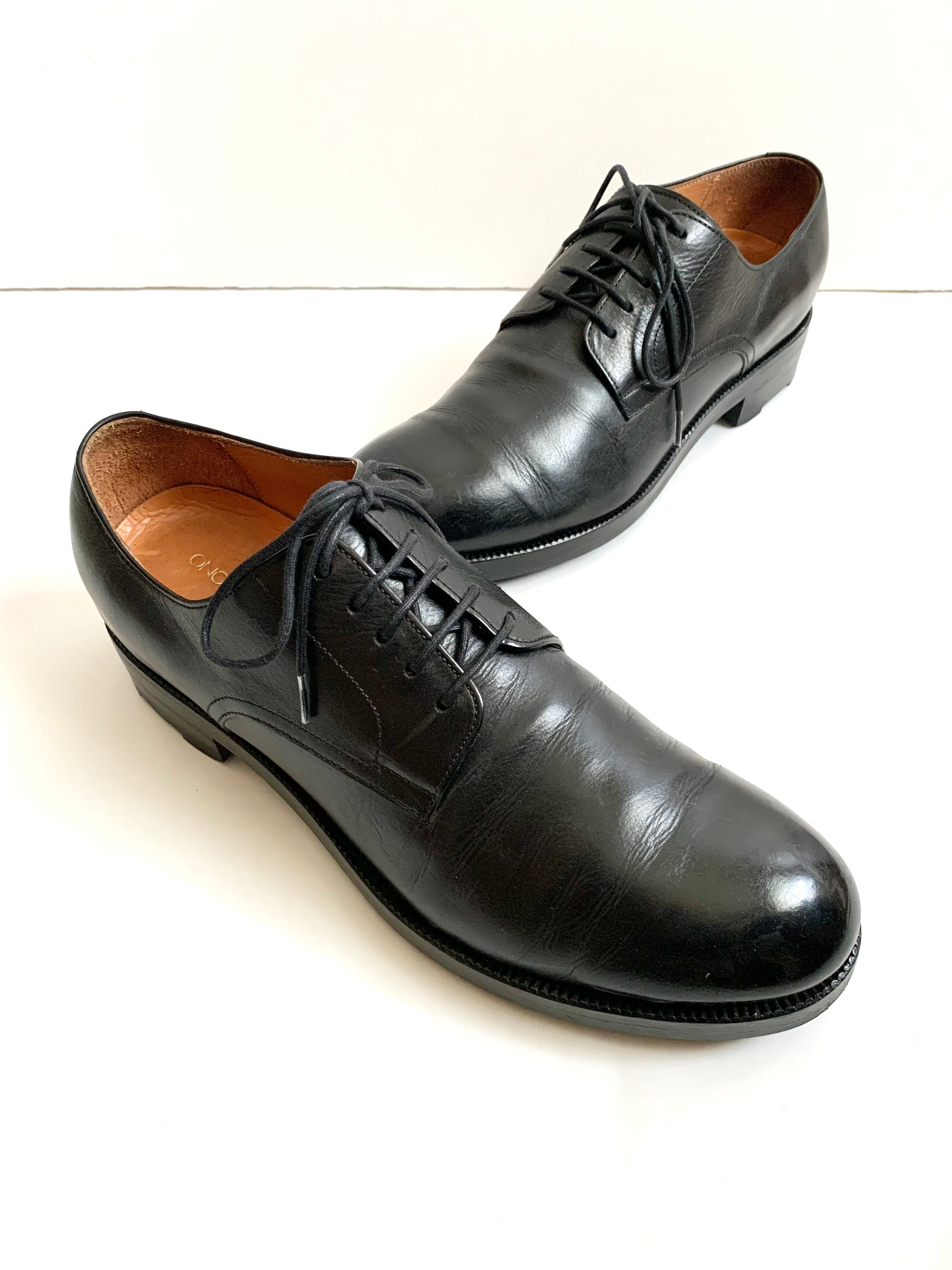 【 calzeria HOSONO 】DERBY PLAIN TOE SHOES