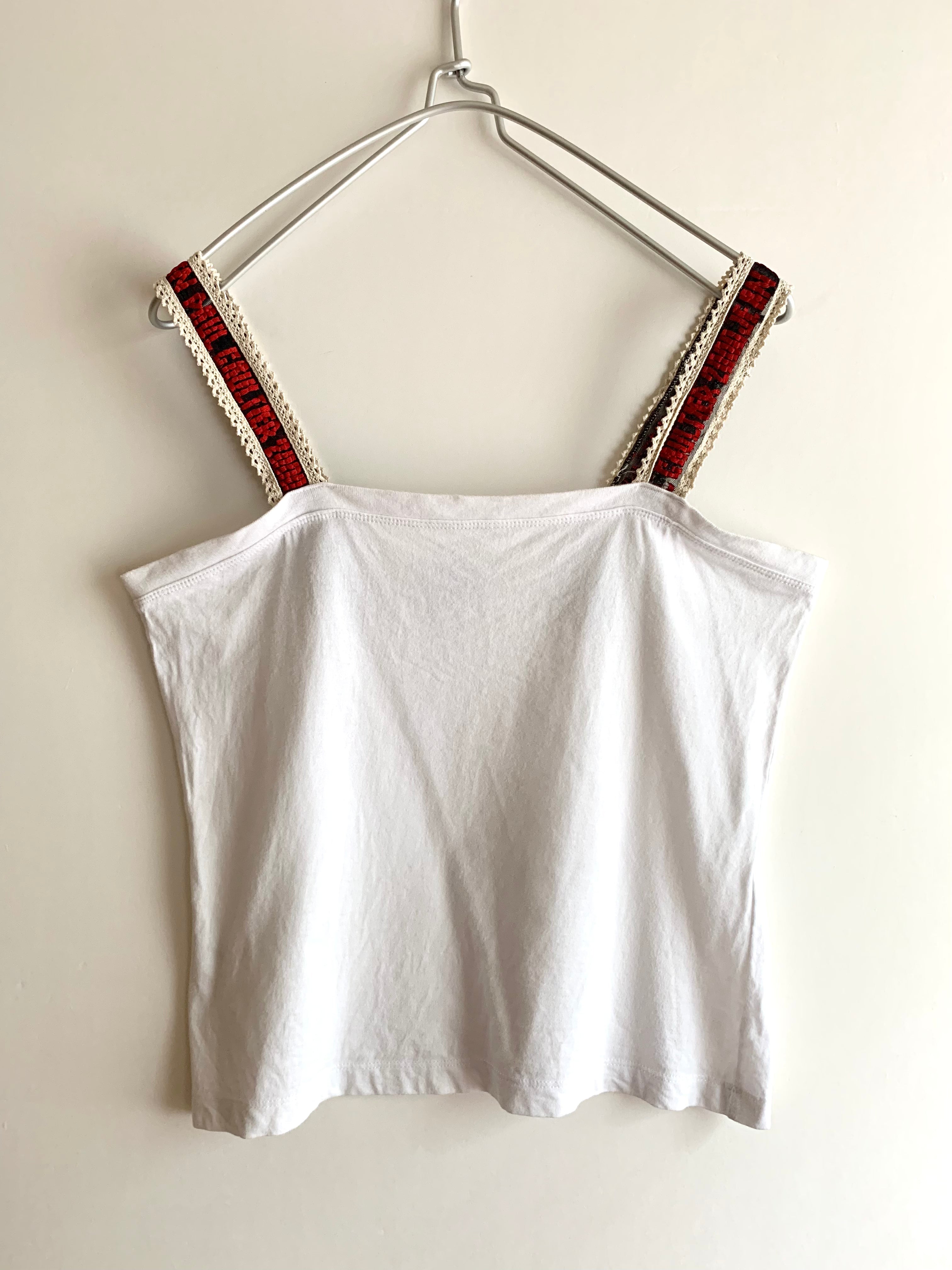 【 Jean Paul Gaultier 】Logo Design Camisole