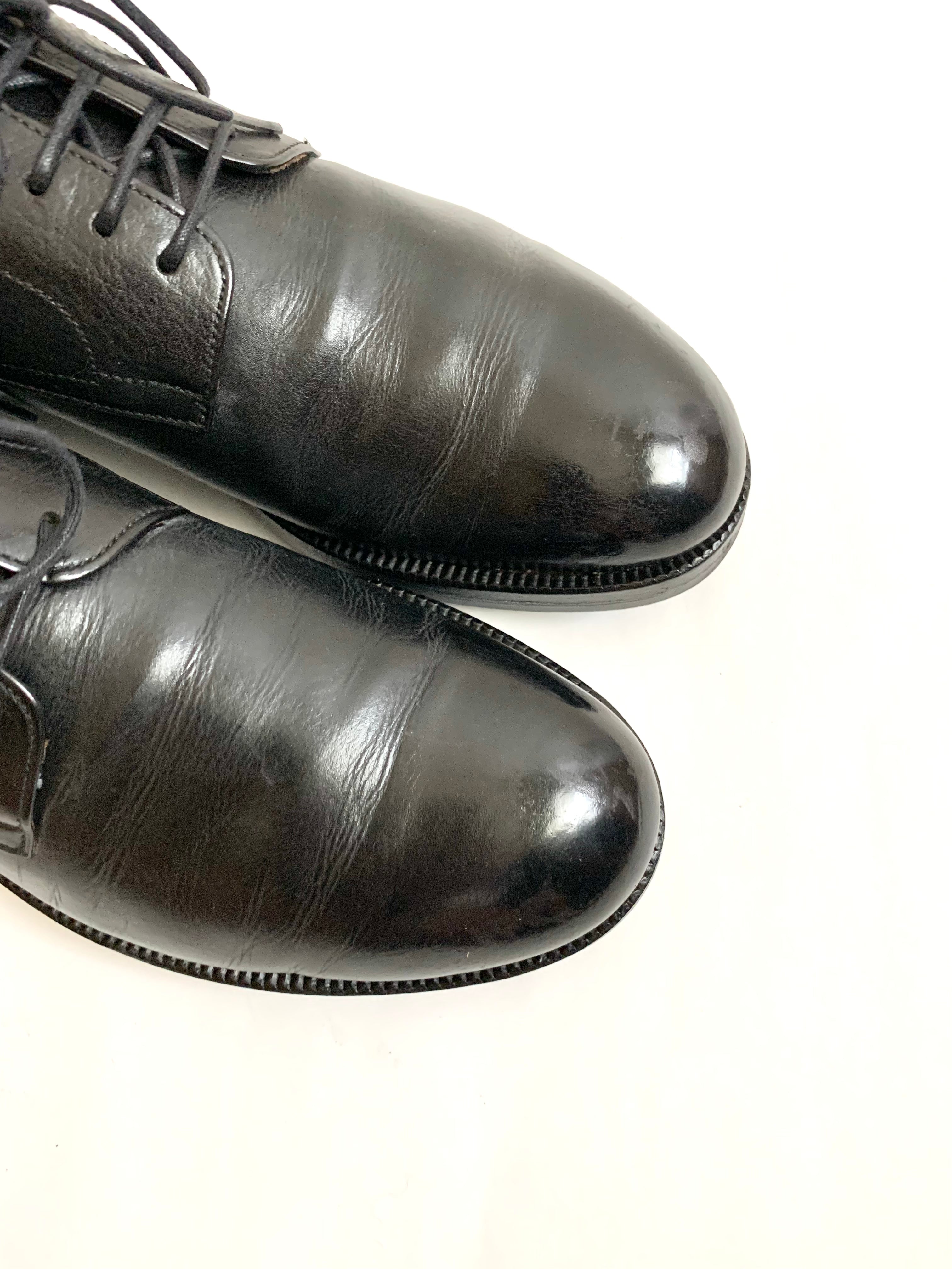 【 calzeria HOSONO 】DERBY PLAIN TOE SHOES