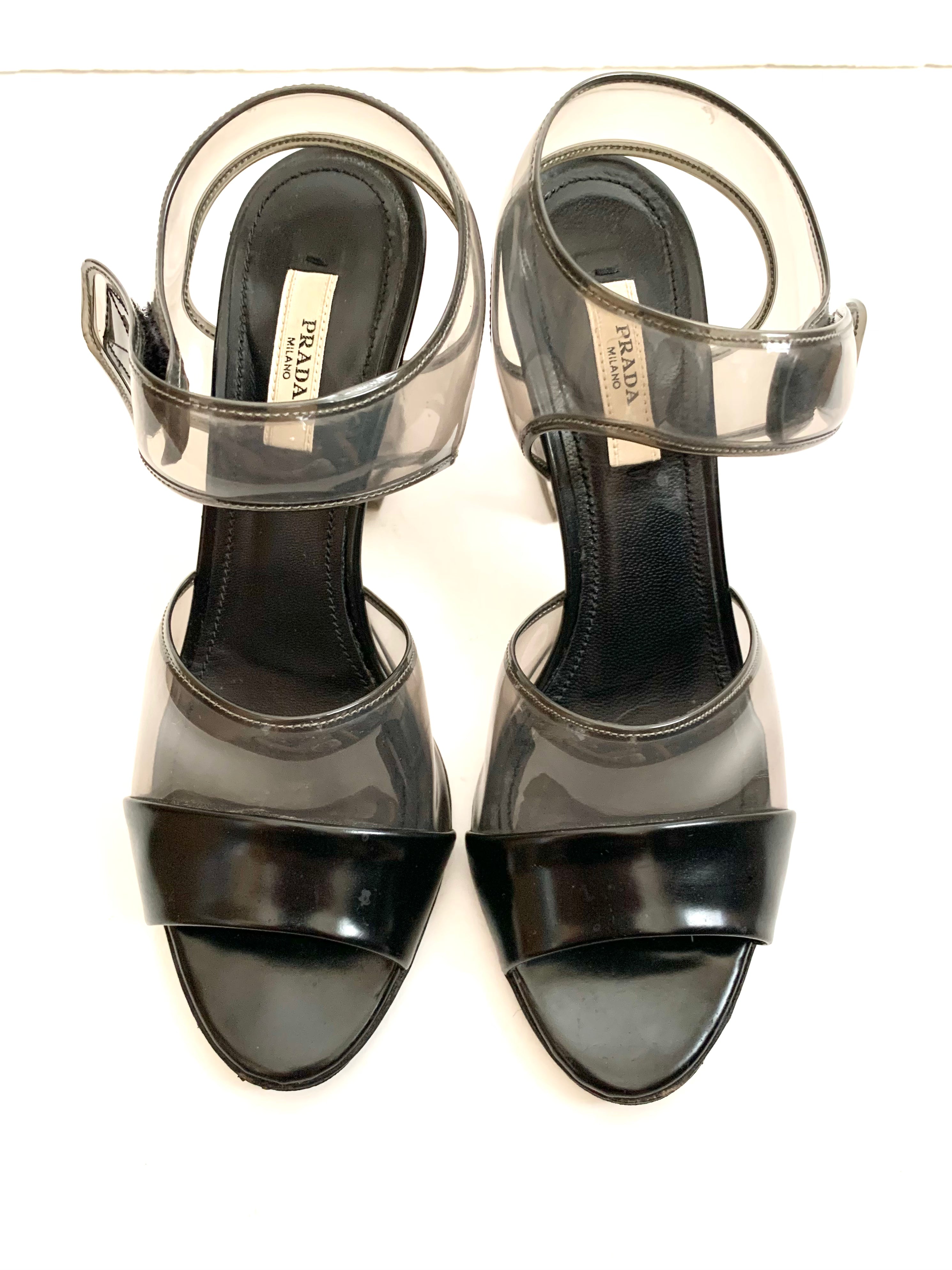 【 PRADA 】Skeleton Sandals