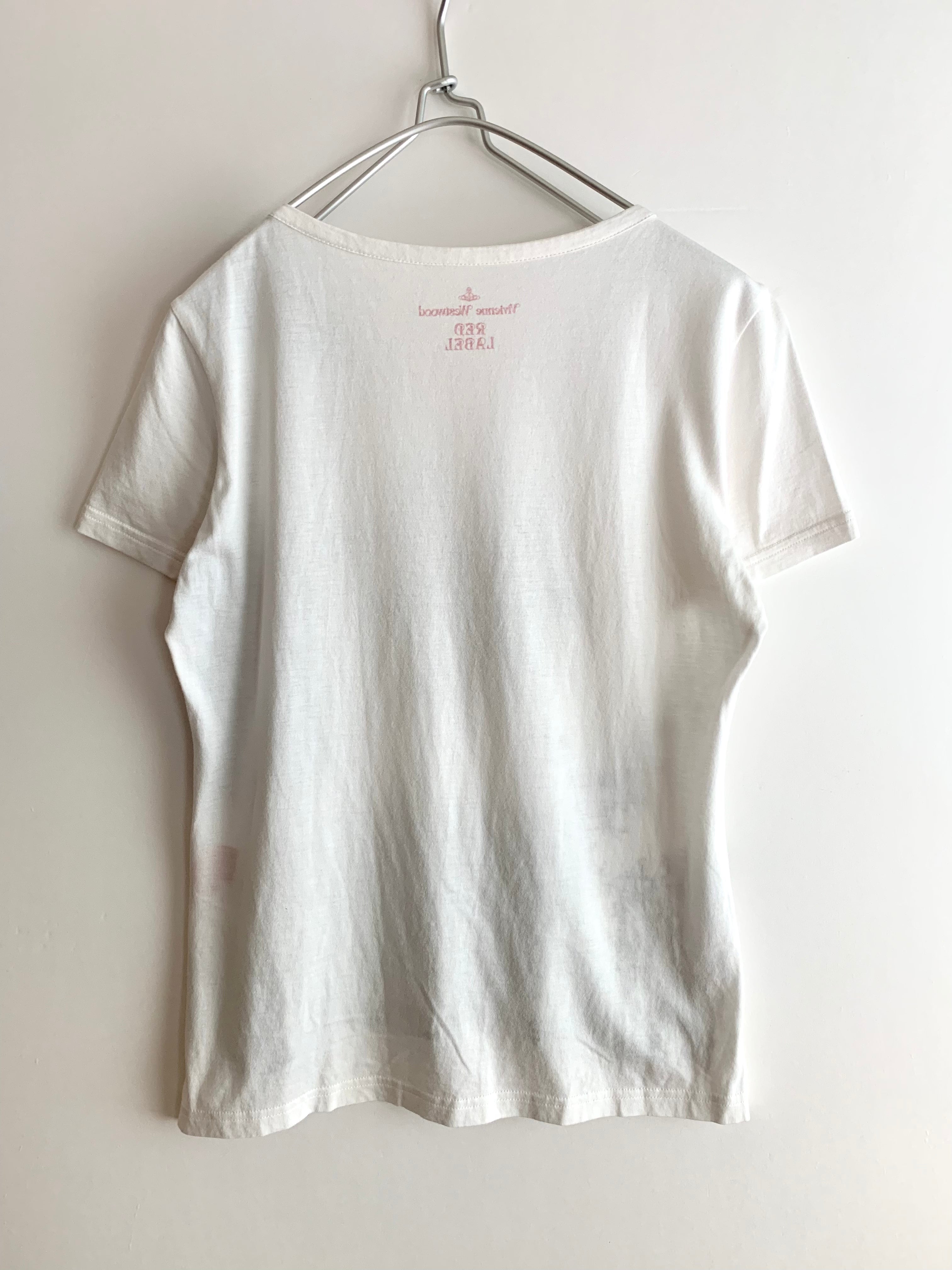 【 Vivienne Westwood Red label 】Shoe flying Headless Girl  T-shirts
