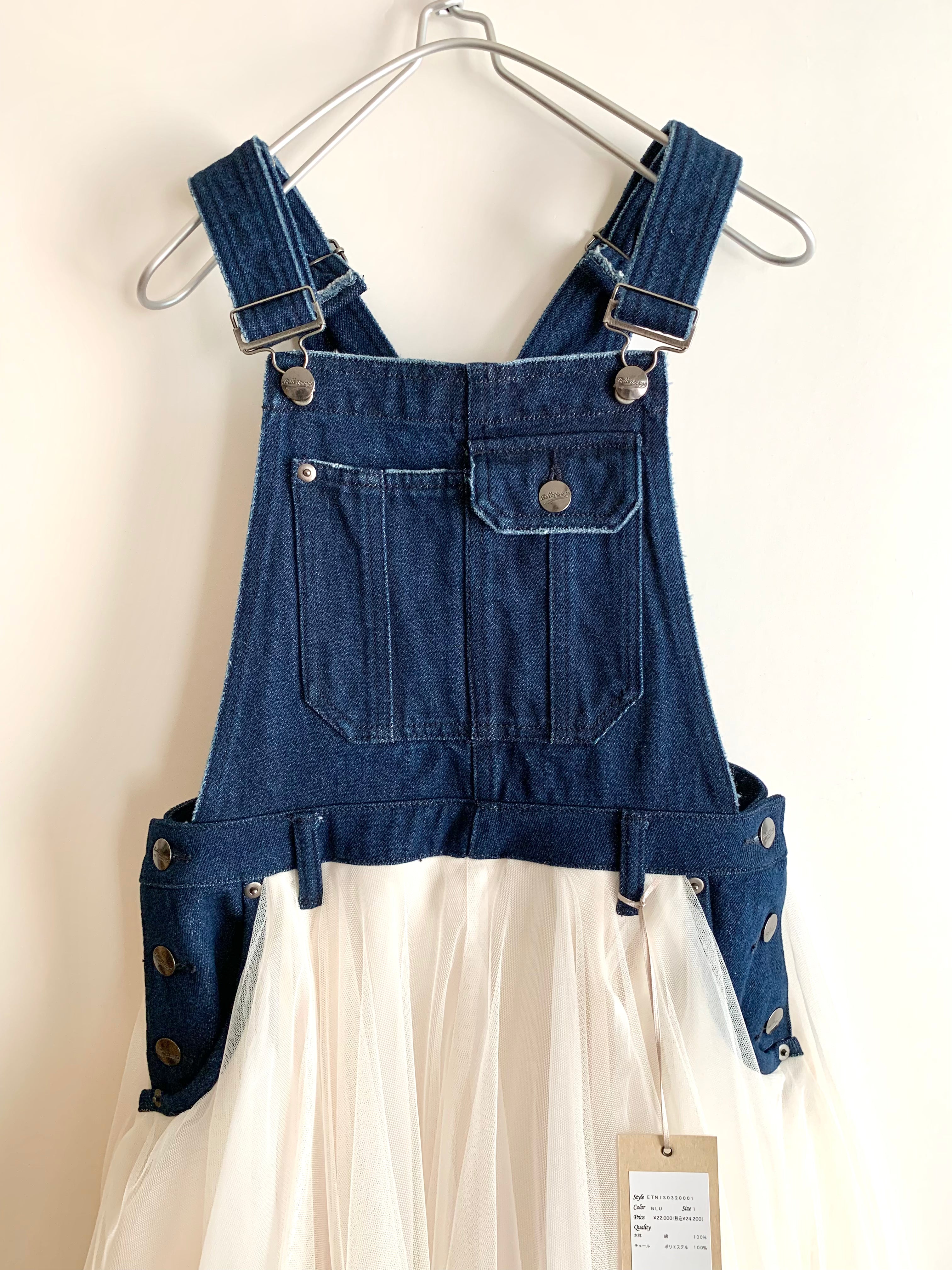 【 LA BELLE ETUDE 】Bell Vintage Docking salopette