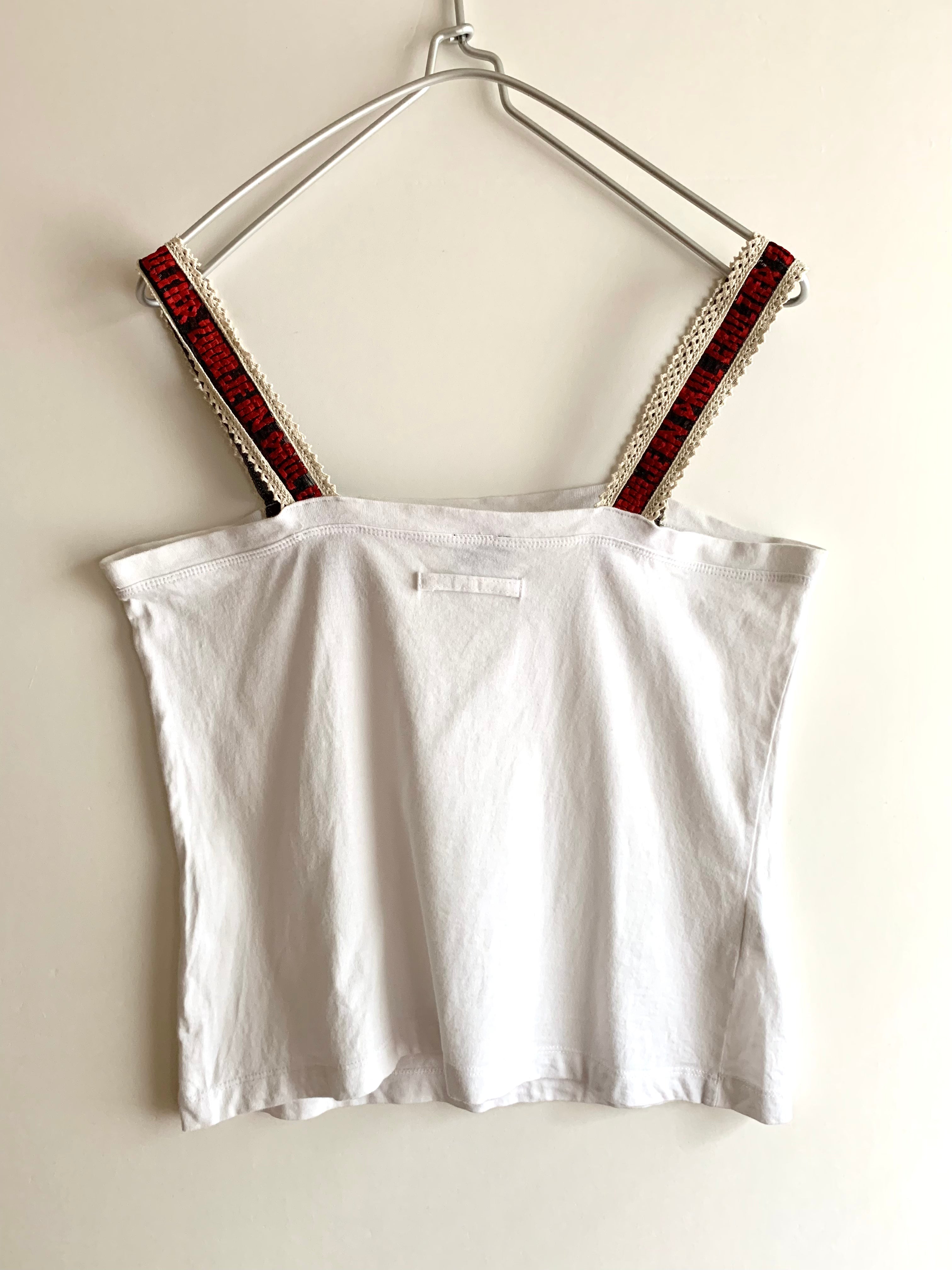 【 Jean Paul Gaultier 】Logo Design Camisole