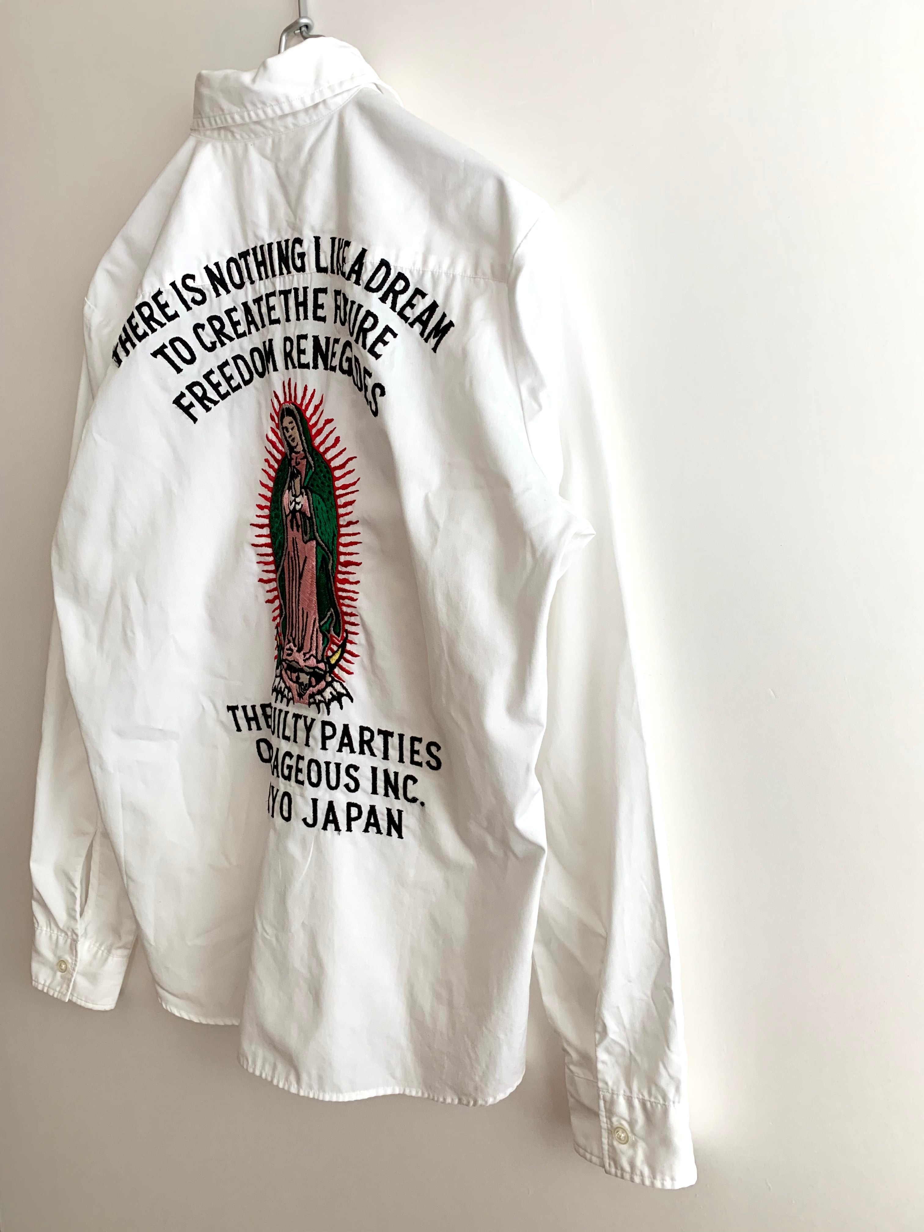 【 WACKO MARIA 】"MARIA" Print  Long Sleeve Shirts