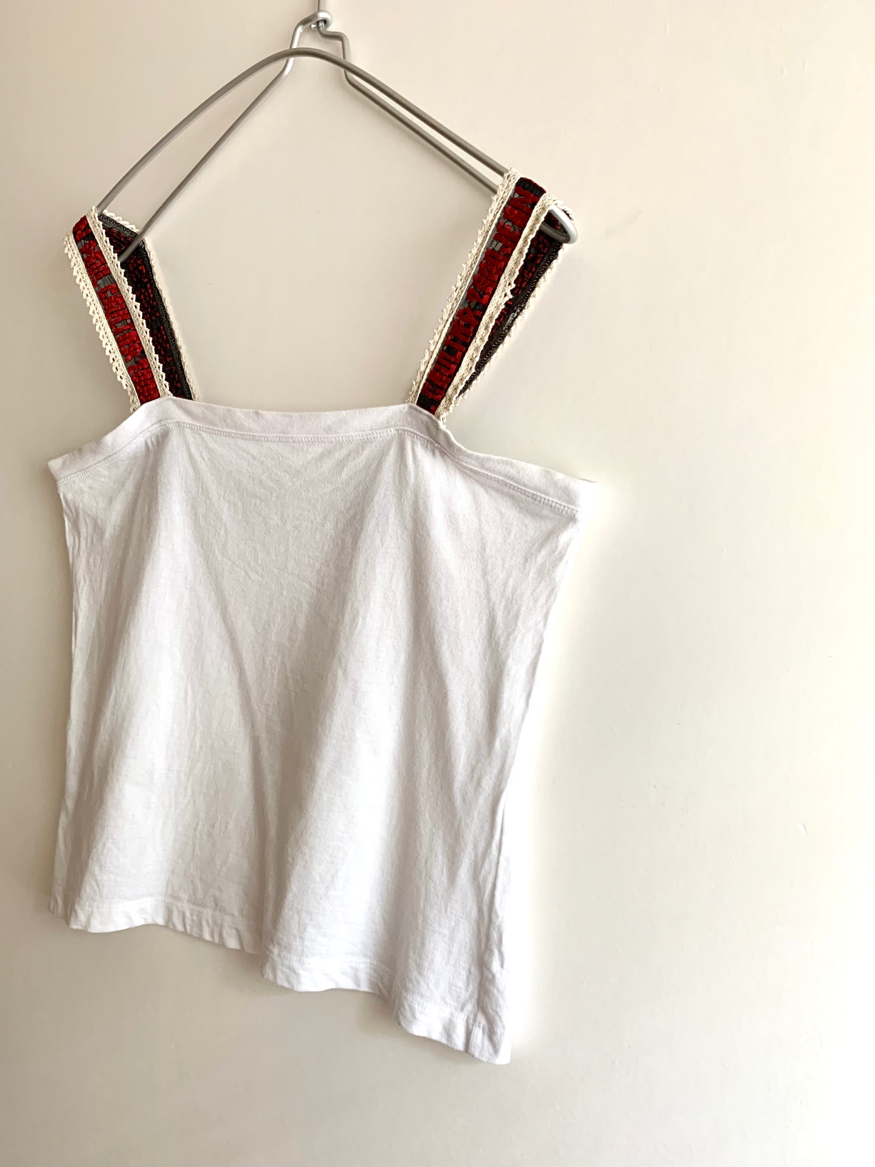 【 Jean Paul Gaultier 】Logo Design Camisole