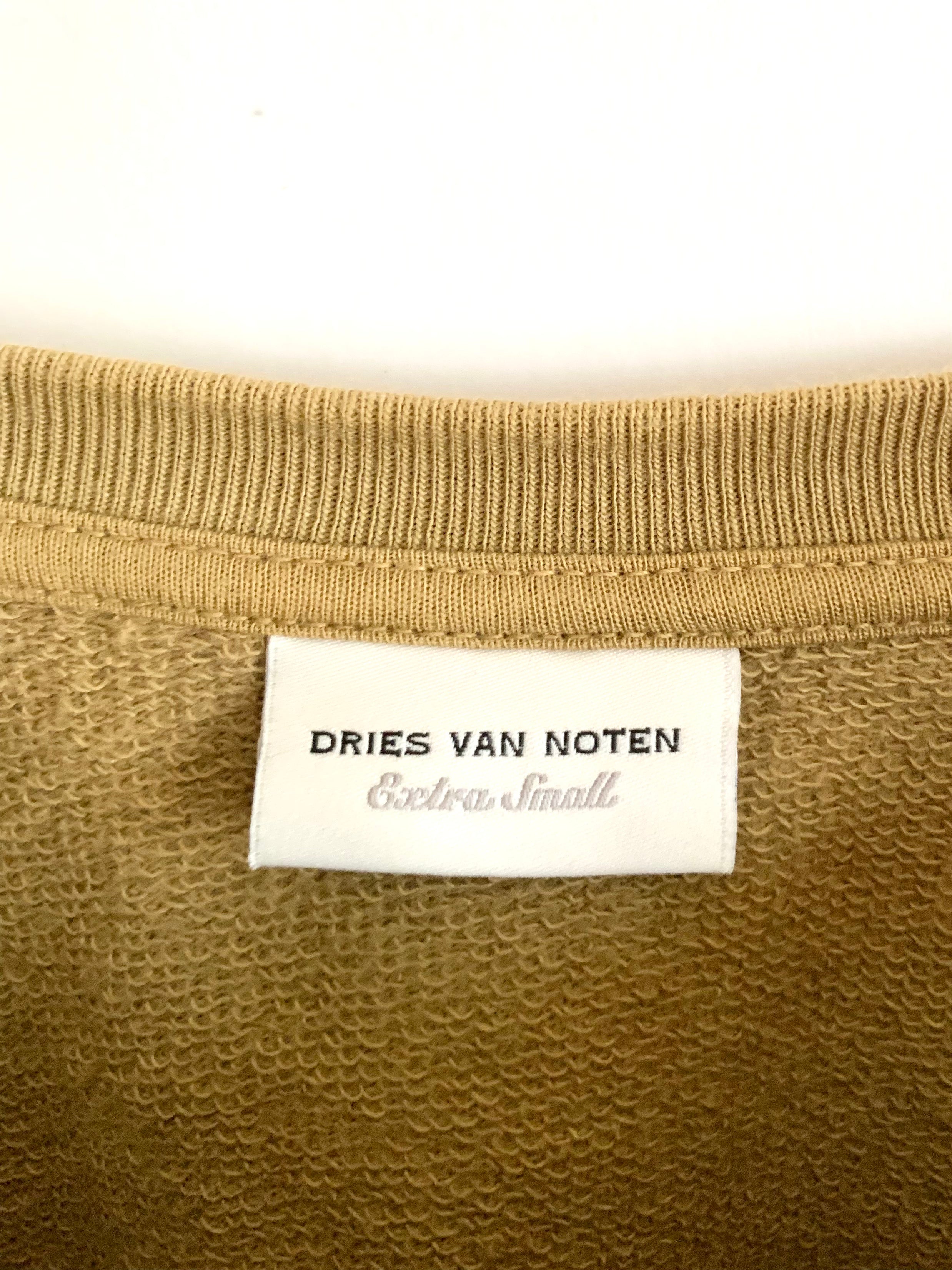 【 DRIES VAN NOTEN 】Sweat cut sew