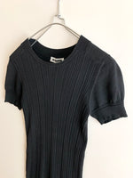 画像をギャラリービューアに読み込む, 【 JIL SANDER 】Rib cut sew  Short sleeve T-shirts
