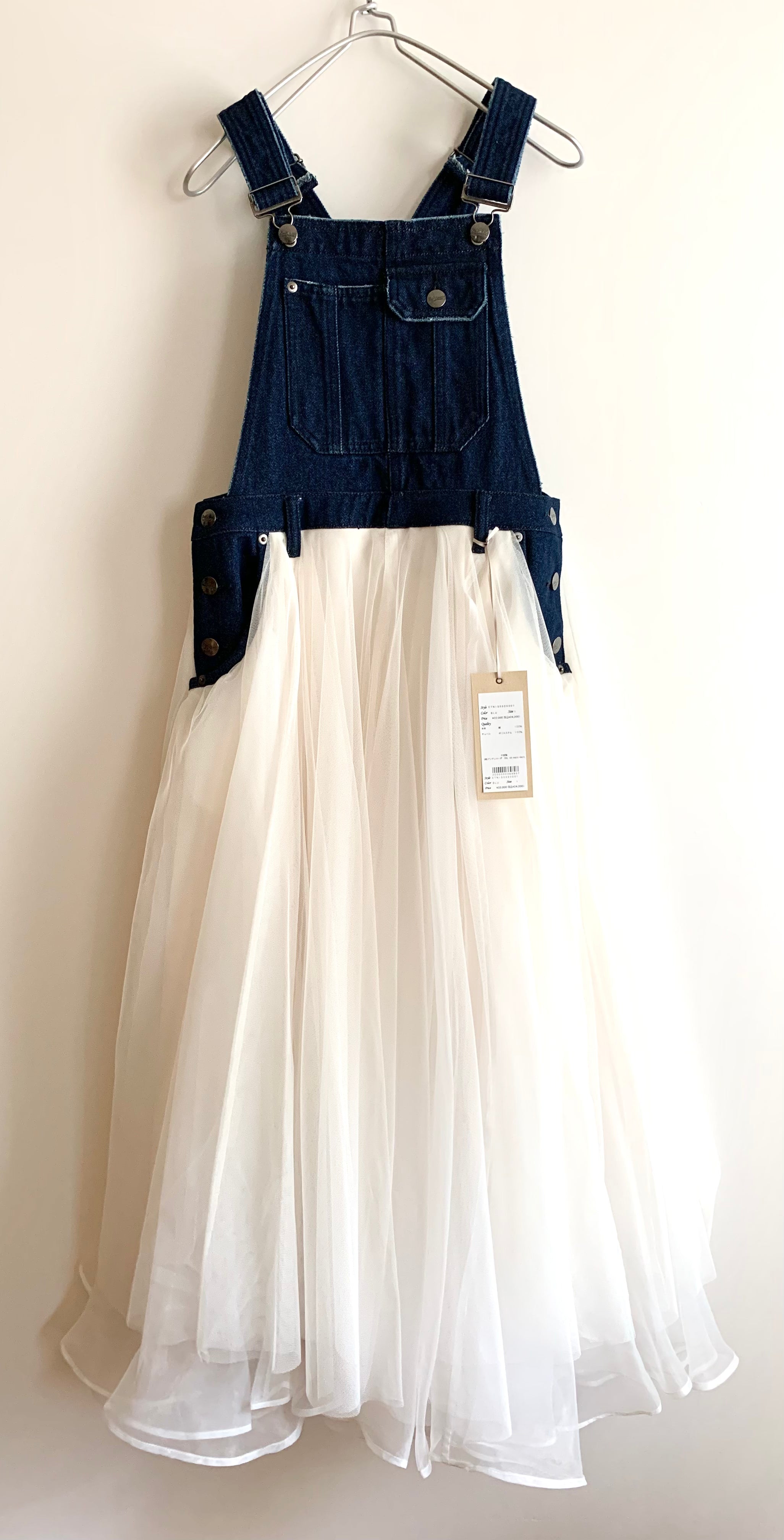 【 LA BELLE ETUDE 】Bell Vintage Docking salopette