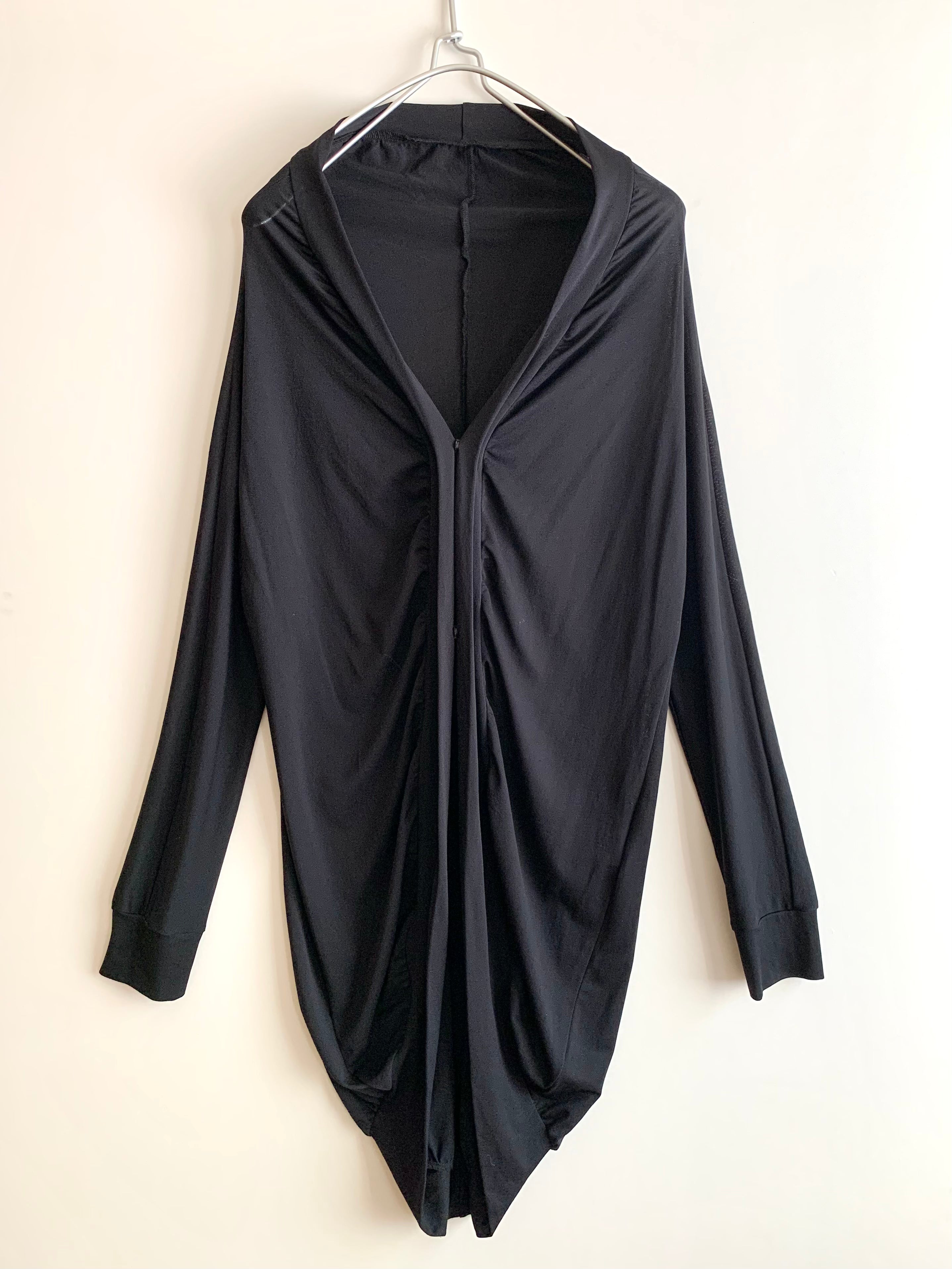 【 Yohji Yamamoto Noir 】Nylon Cardigan