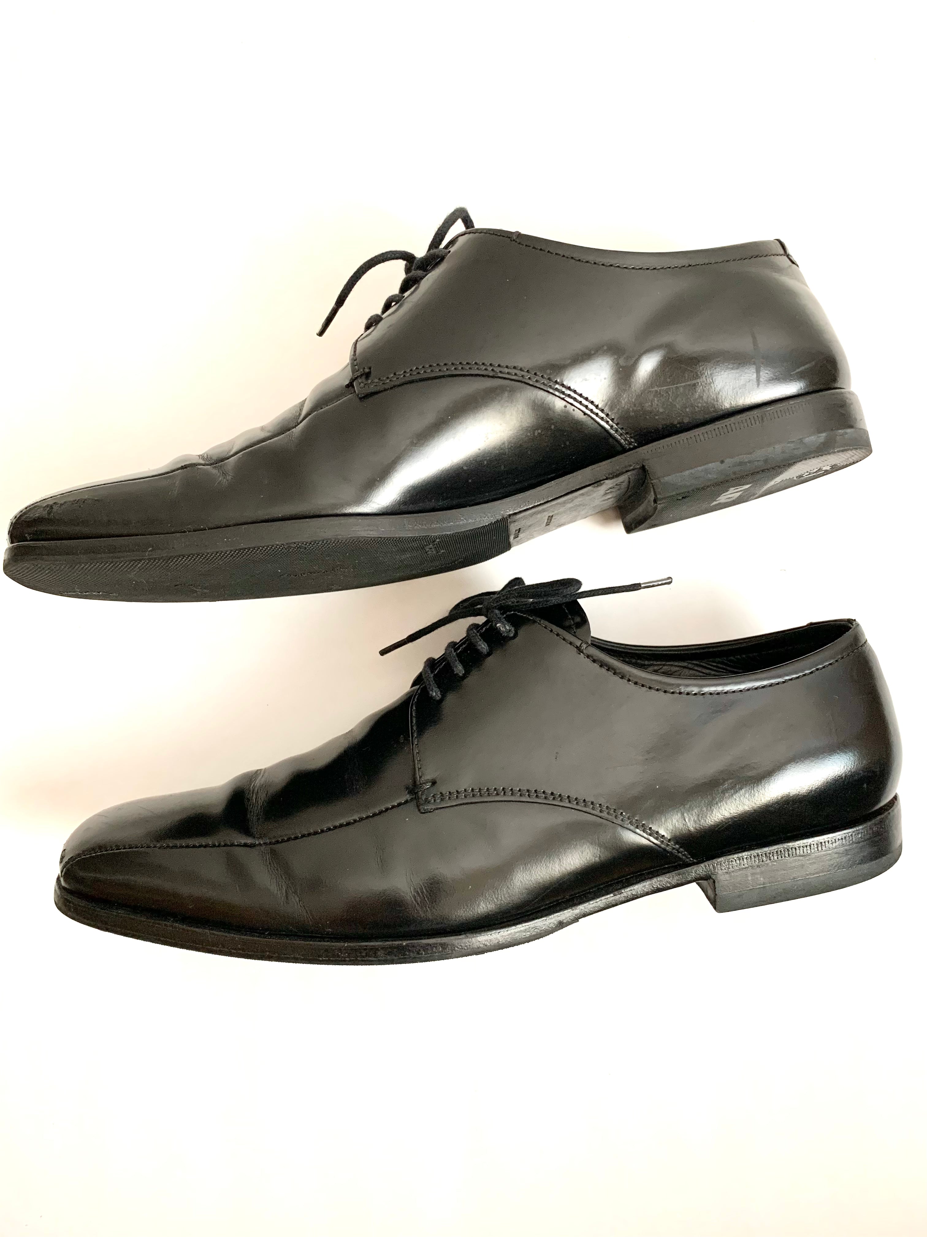 【 PRADA 】Square toe Dress Shoese