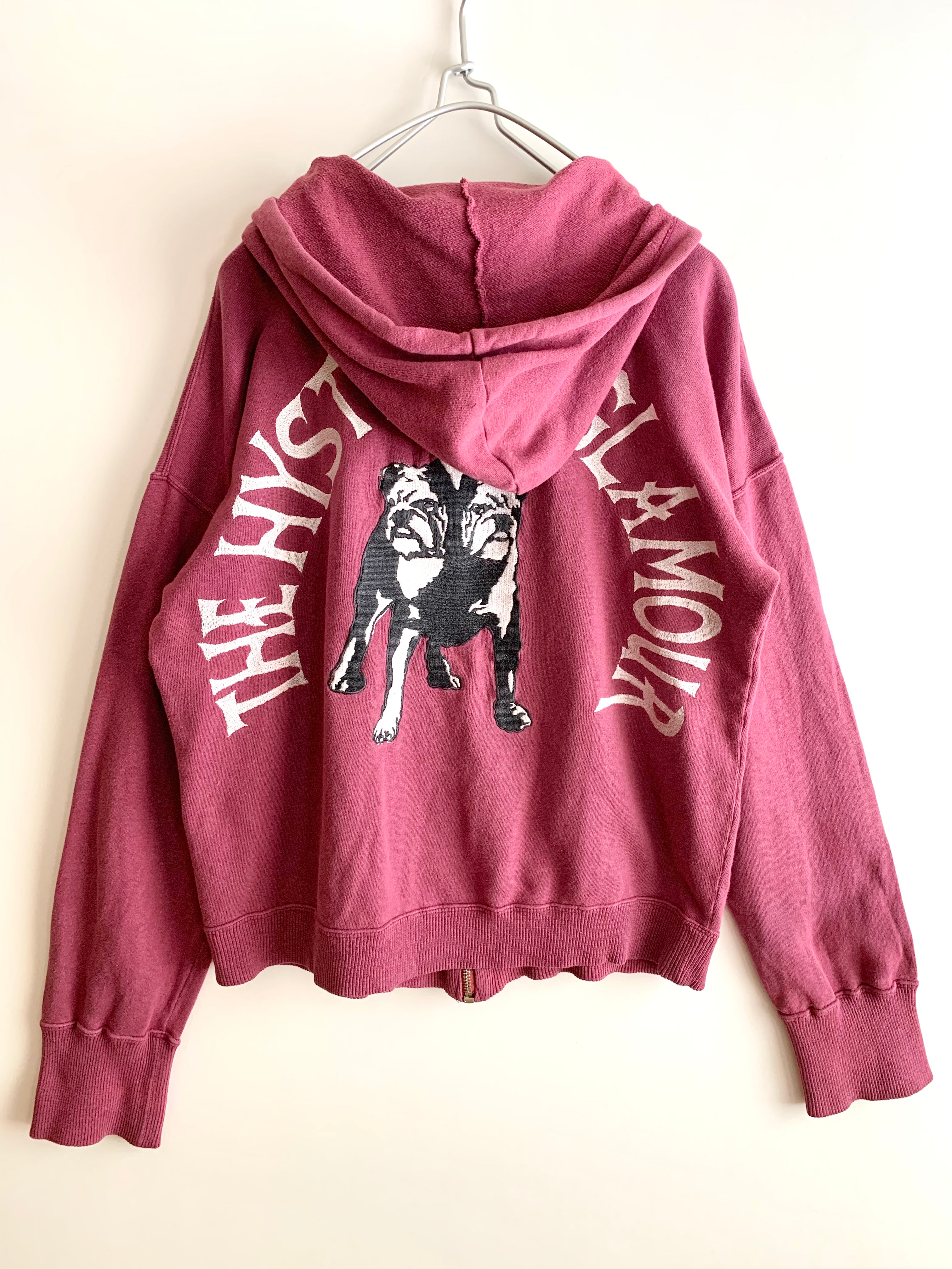 【 90s Hysteric Glamour 】Two Dogs Full Zip Hoodie
