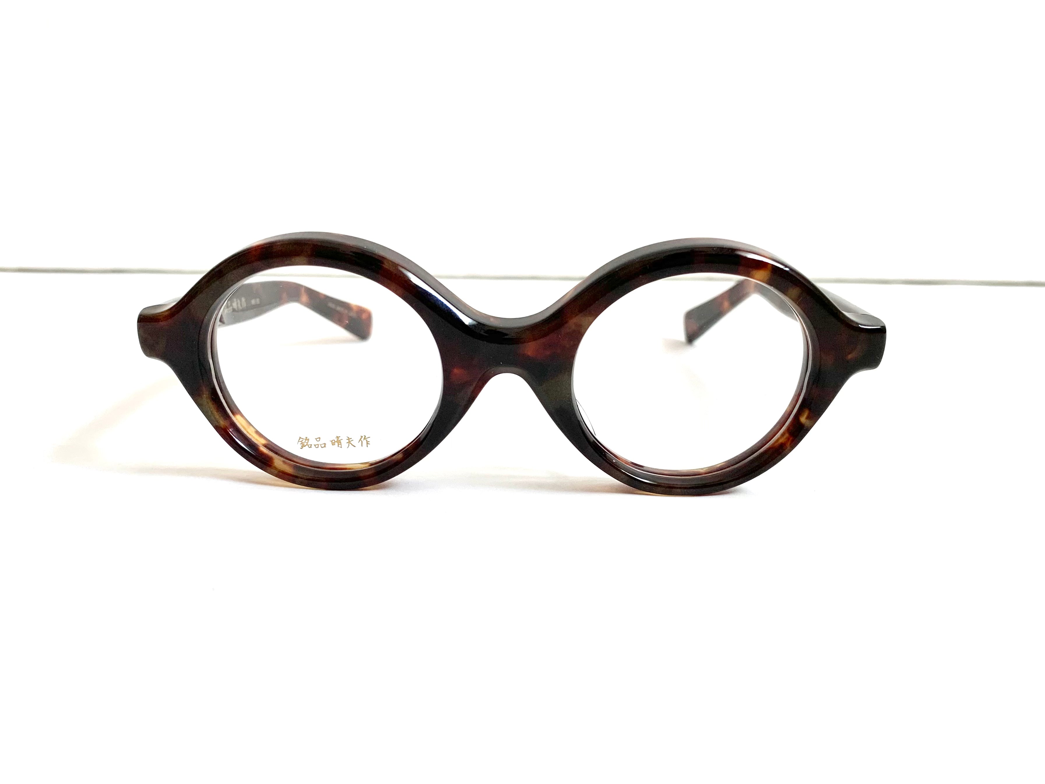 【 銘品晴夫作 】    ME-25 Celluloid Round Glass