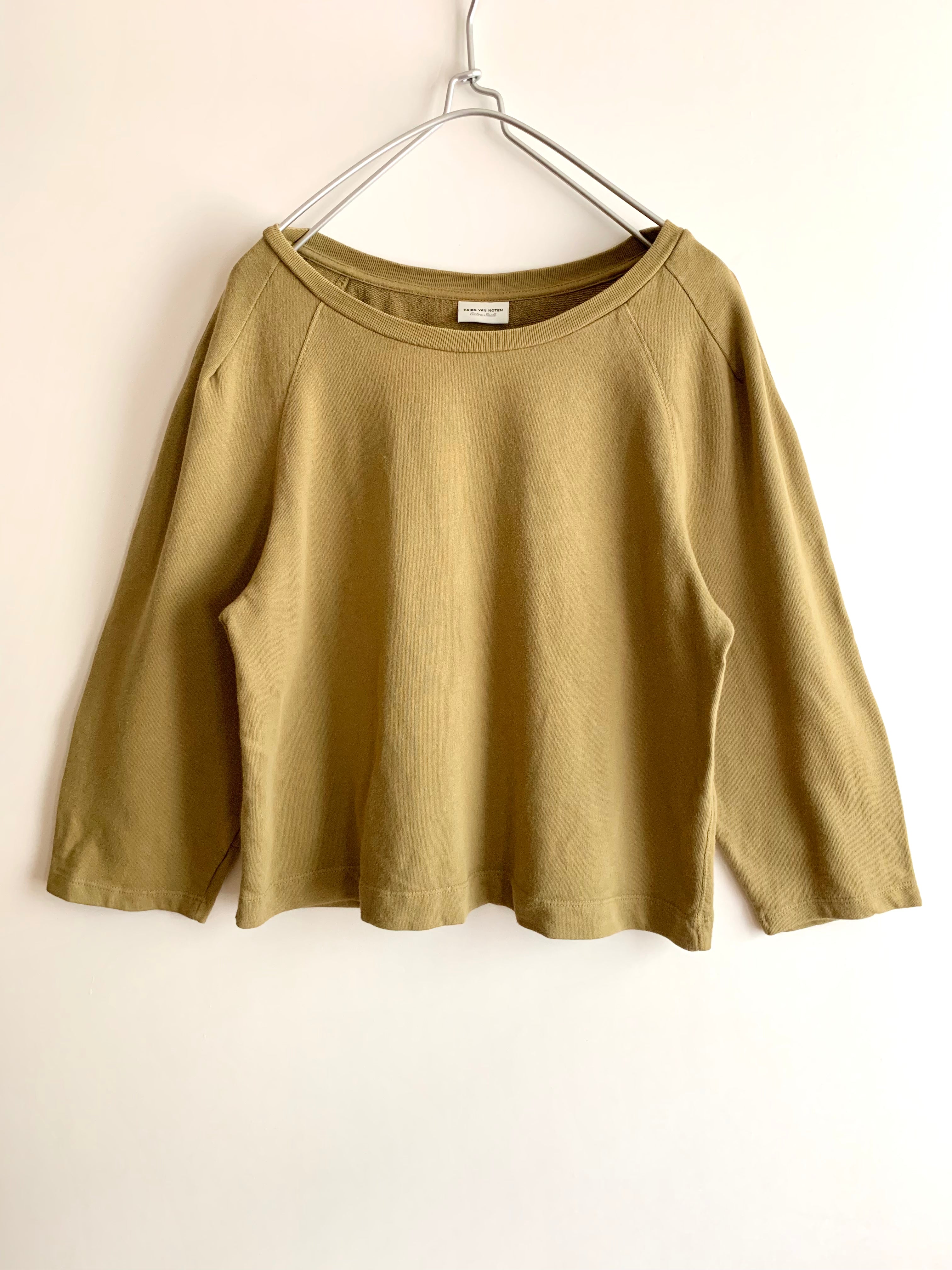 【 DRIES VAN NOTEN 】Sweat cut sew