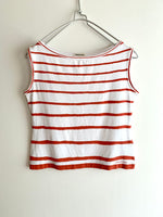 画像をギャラリービューアに読み込む, 【 HERMES Martin Margiela 】Border tank top
