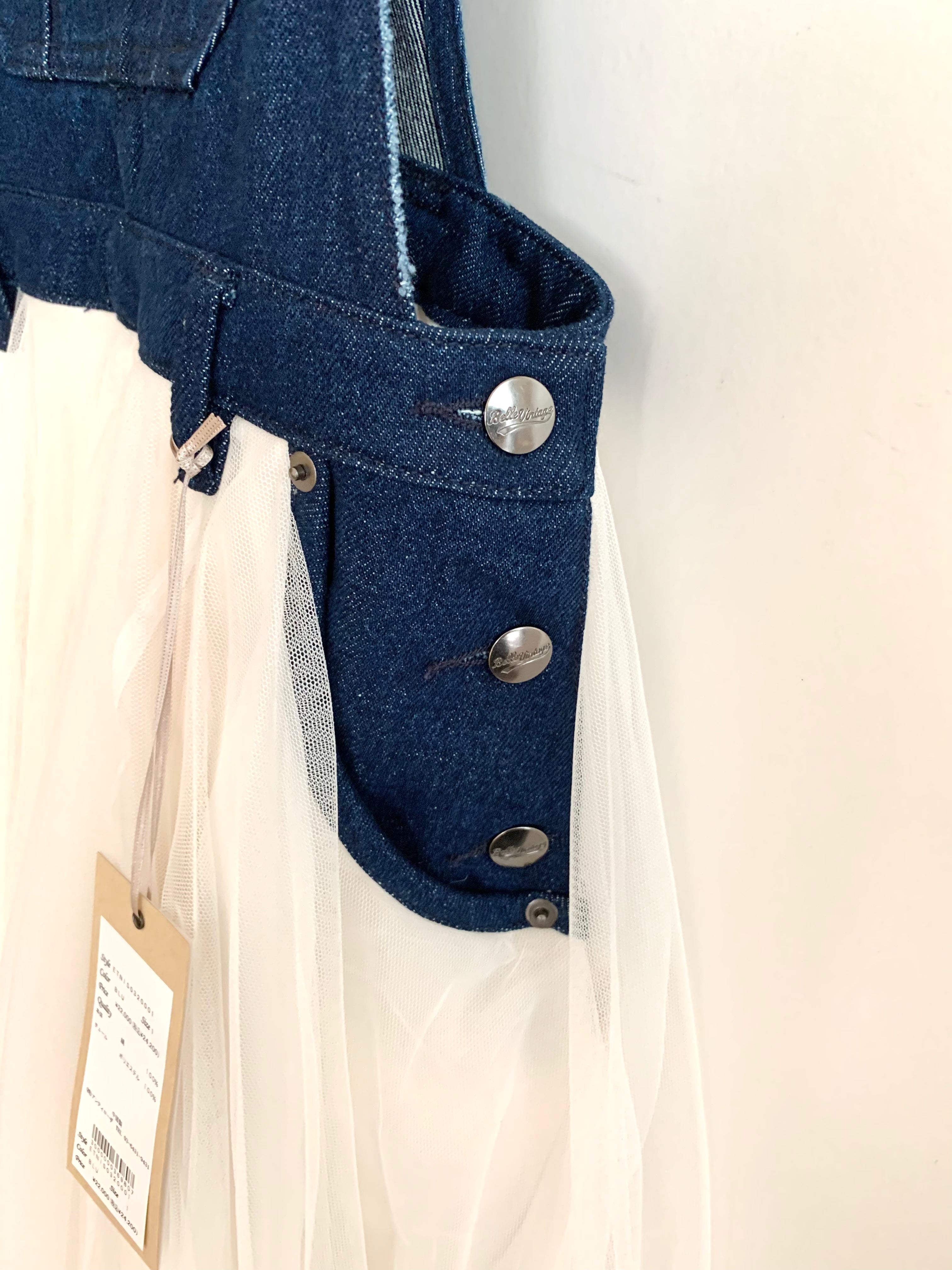 【 LA BELLE ETUDE 】Bell Vintage Docking salopette