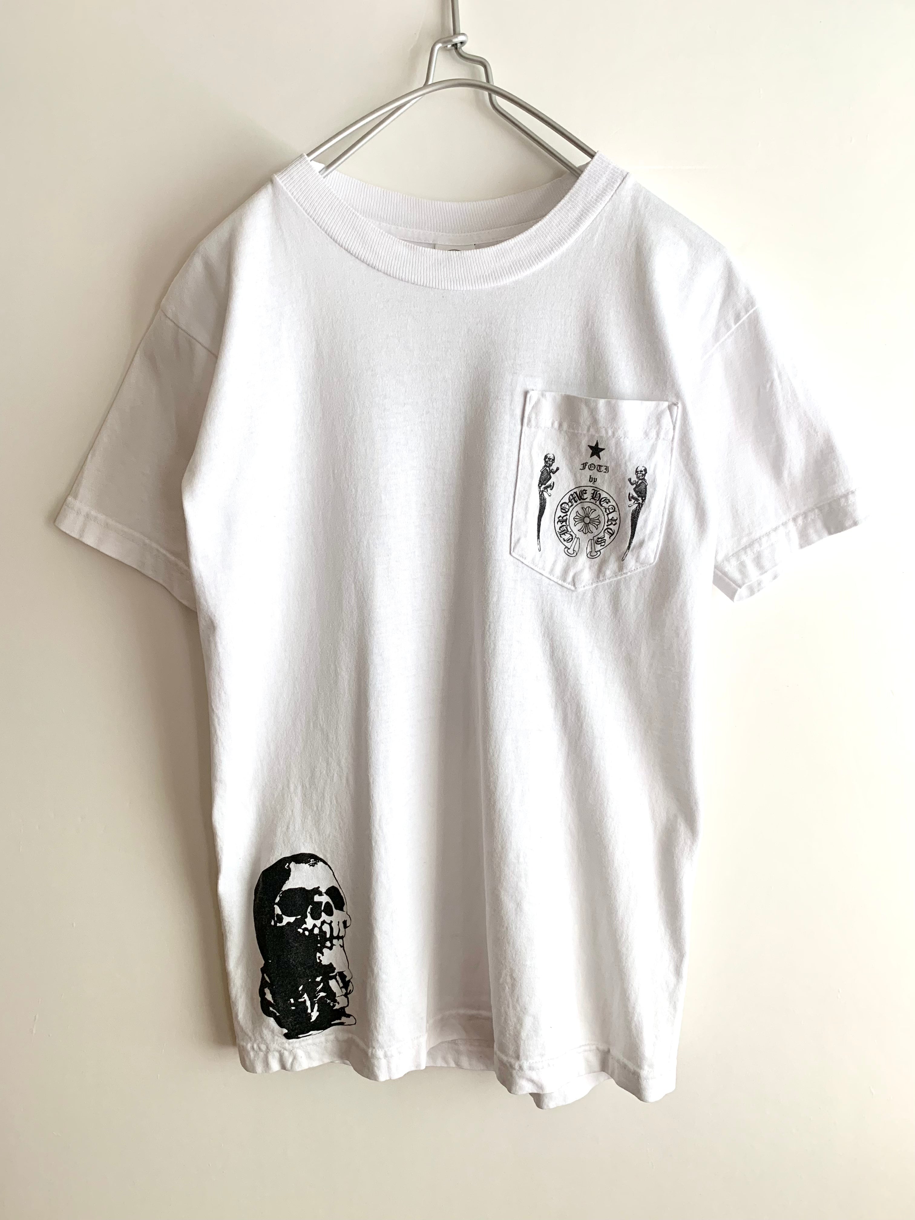 【 CHROME HEARTS 】Pocket Skull T-Shirts