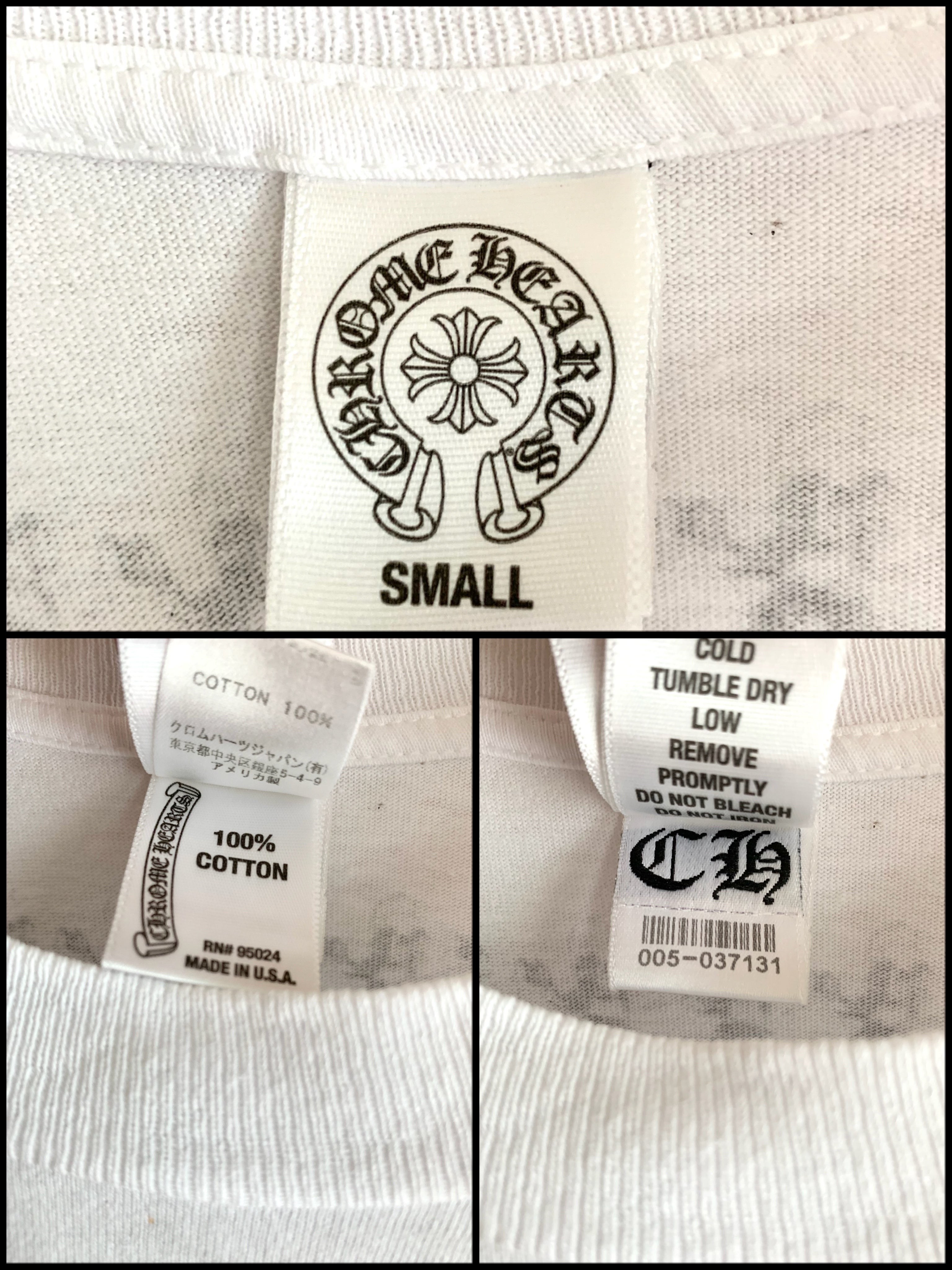 【 CHROME HEARTS 】Pocket Skull T-Shirts