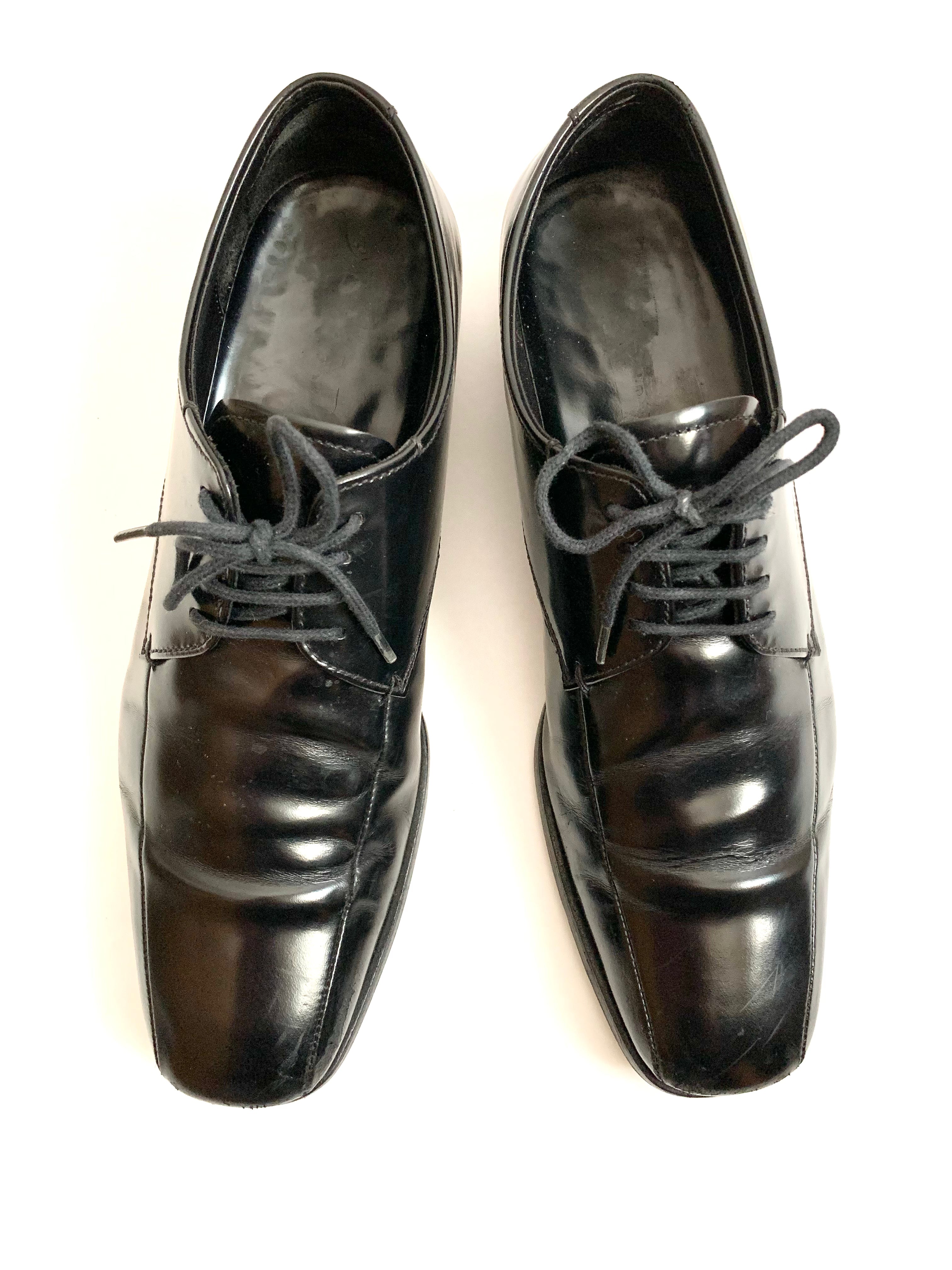 【 PRADA 】Square toe Dress Shoese