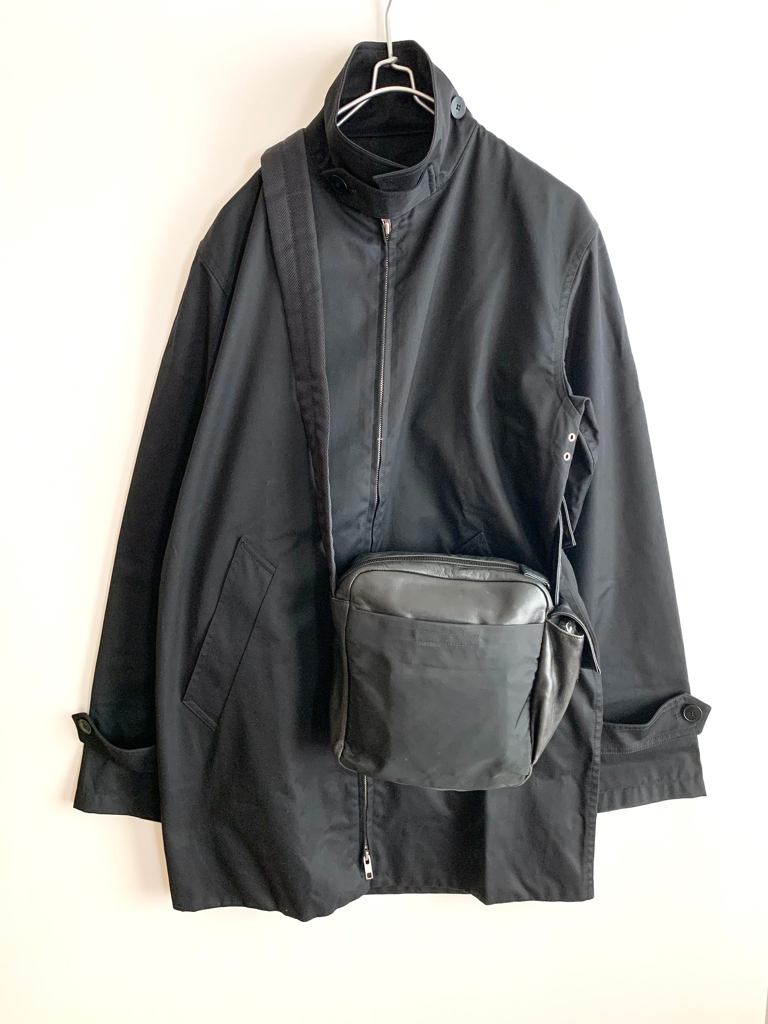 【 PRADA 】NYLON×LEATHER SHOULDER BAG