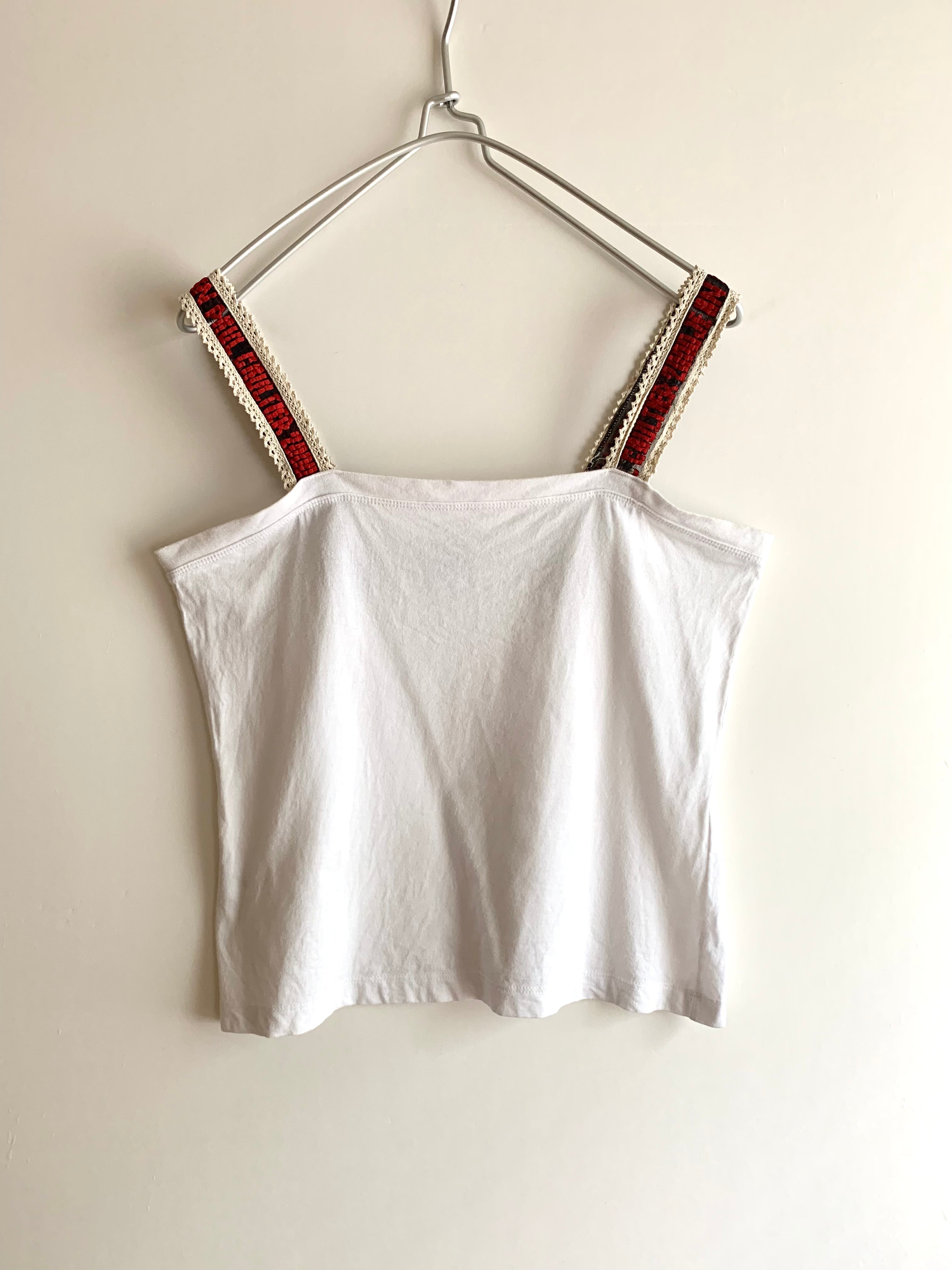 【 Jean Paul Gaultier 】Logo Design Camisole
