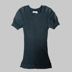画像をギャラリービューアに読み込む, 【 JIL SANDER 】Rib cut sew  Short sleeve T-shirts
