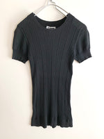 画像をギャラリービューアに読み込む, 【 JIL SANDER 】Rib cut sew  Short sleeve T-shirts
