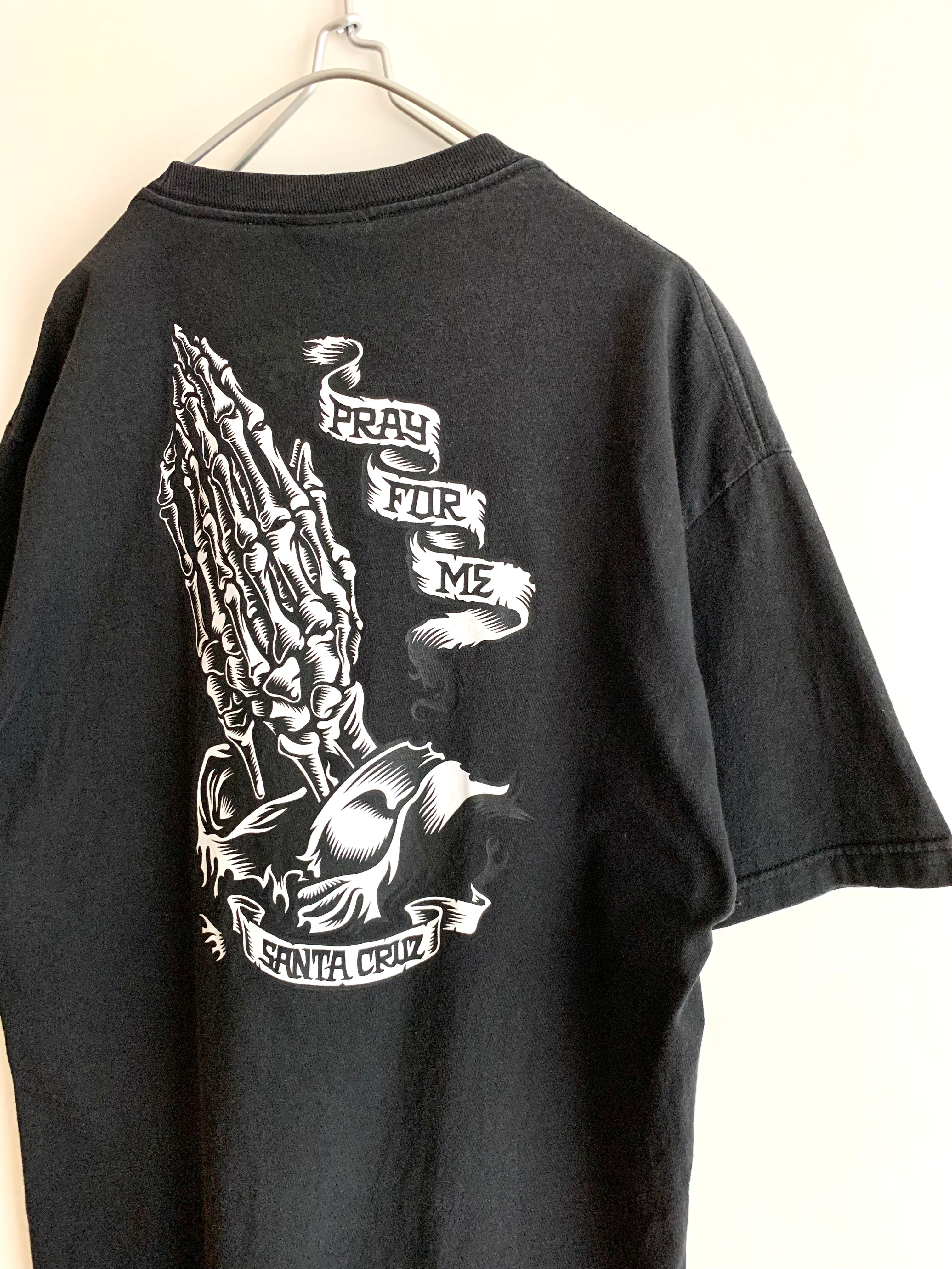 【 90s SANTA CRUZ 】"Pray for me "T-shirt