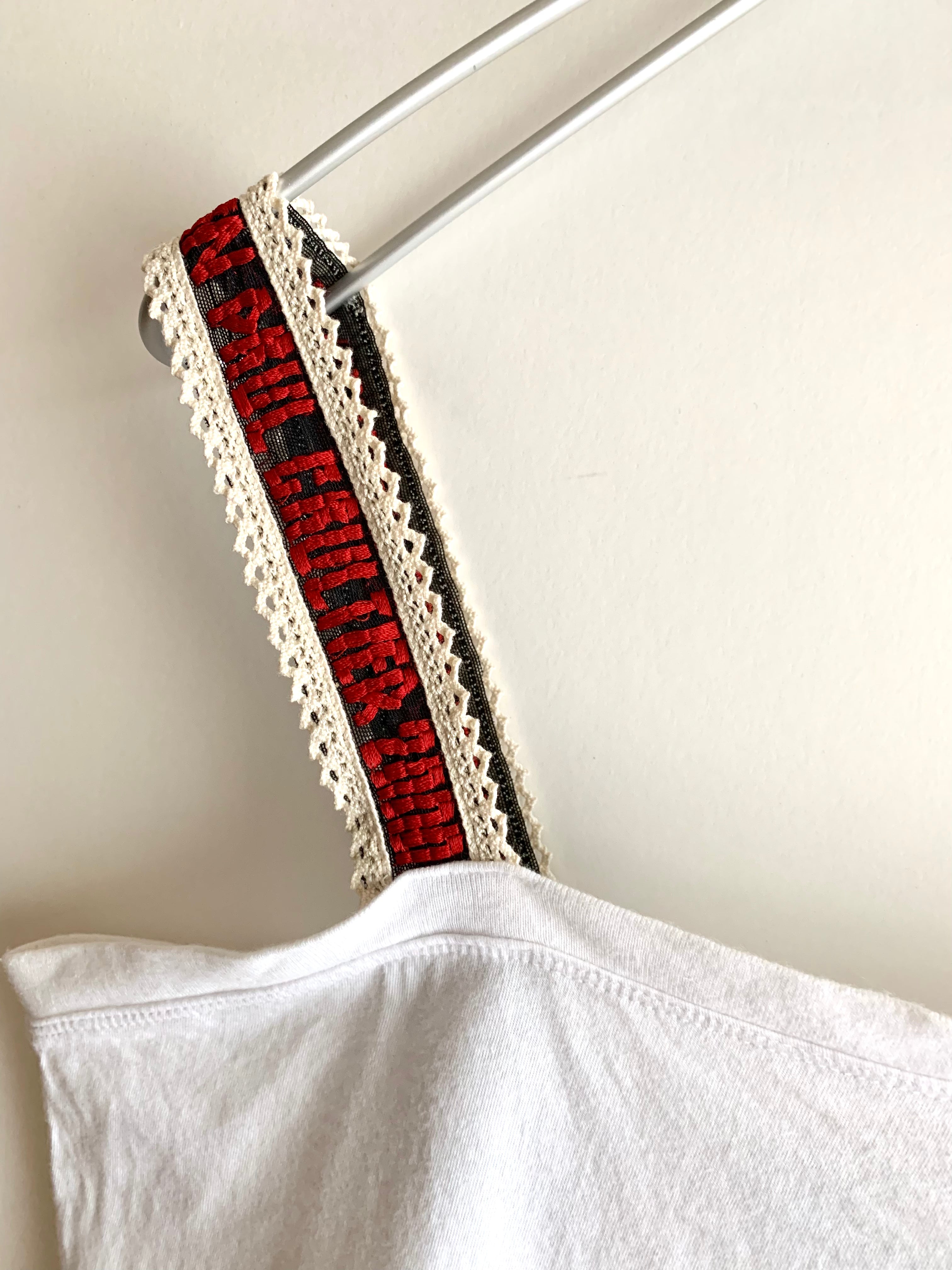 【 Jean Paul Gaultier 】Logo Design Camisole