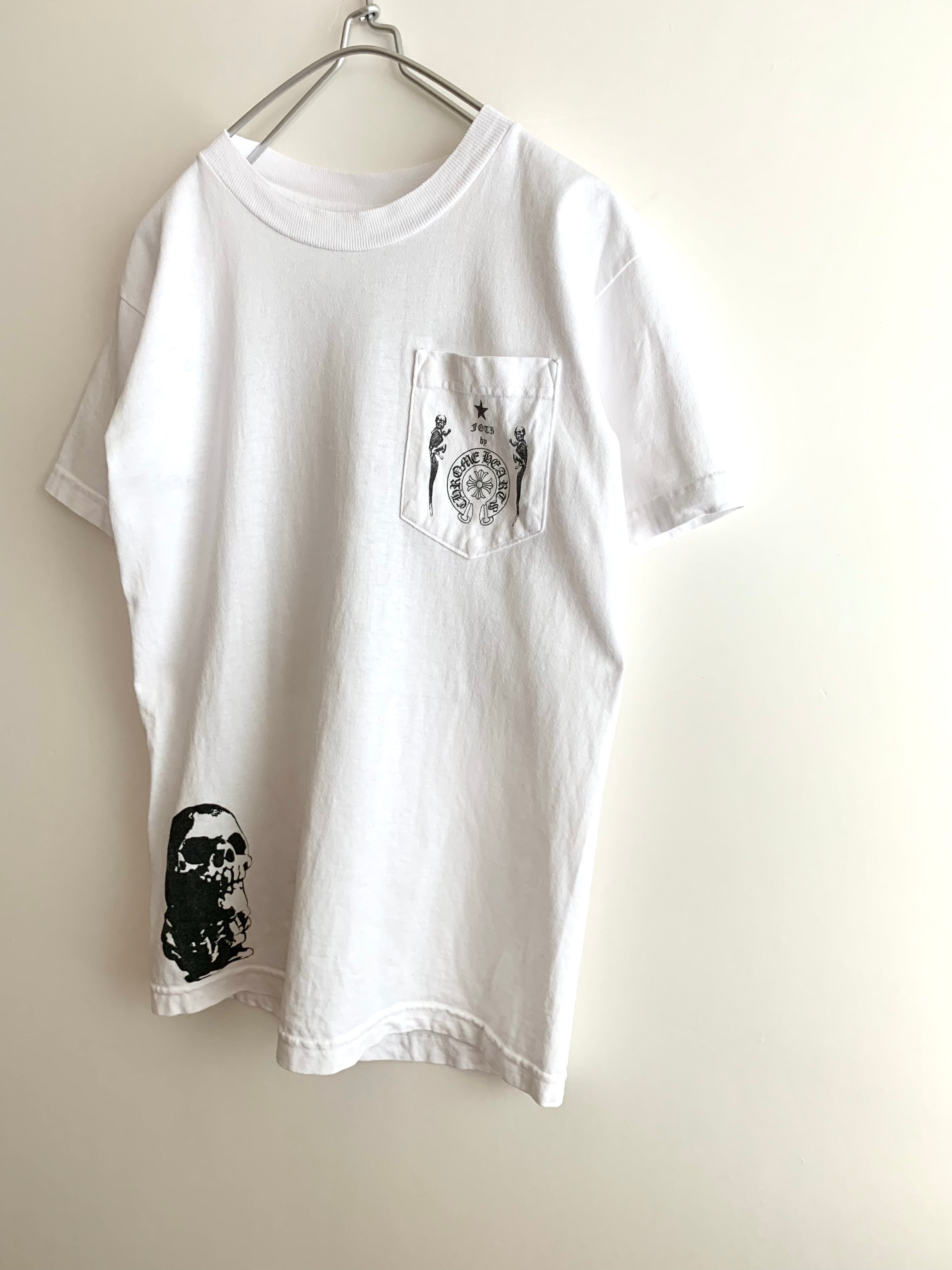 【 CHROME HEARTS 】Pocket Skull T-Shirts